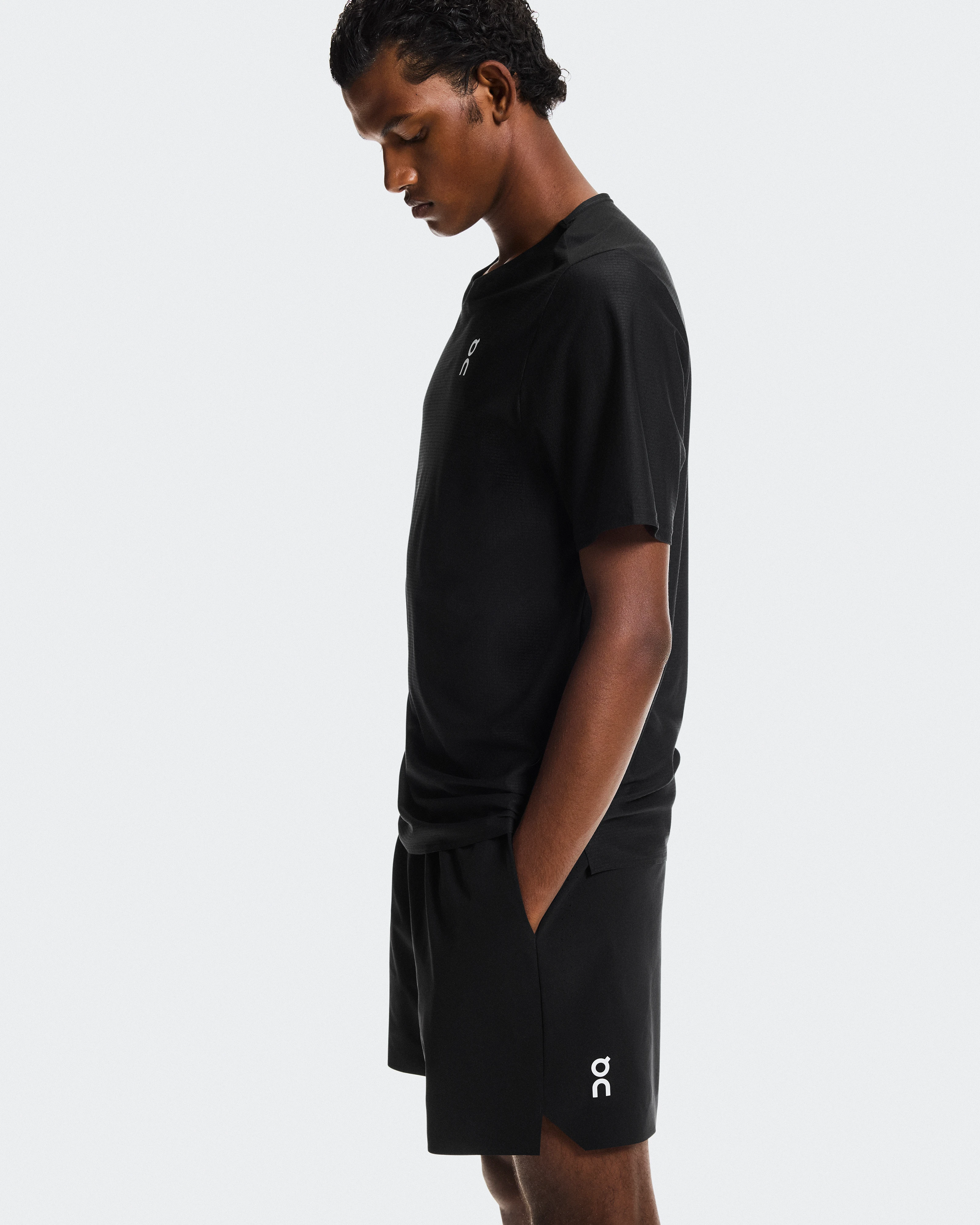 On 5" Court Shorts Black Men Shorts