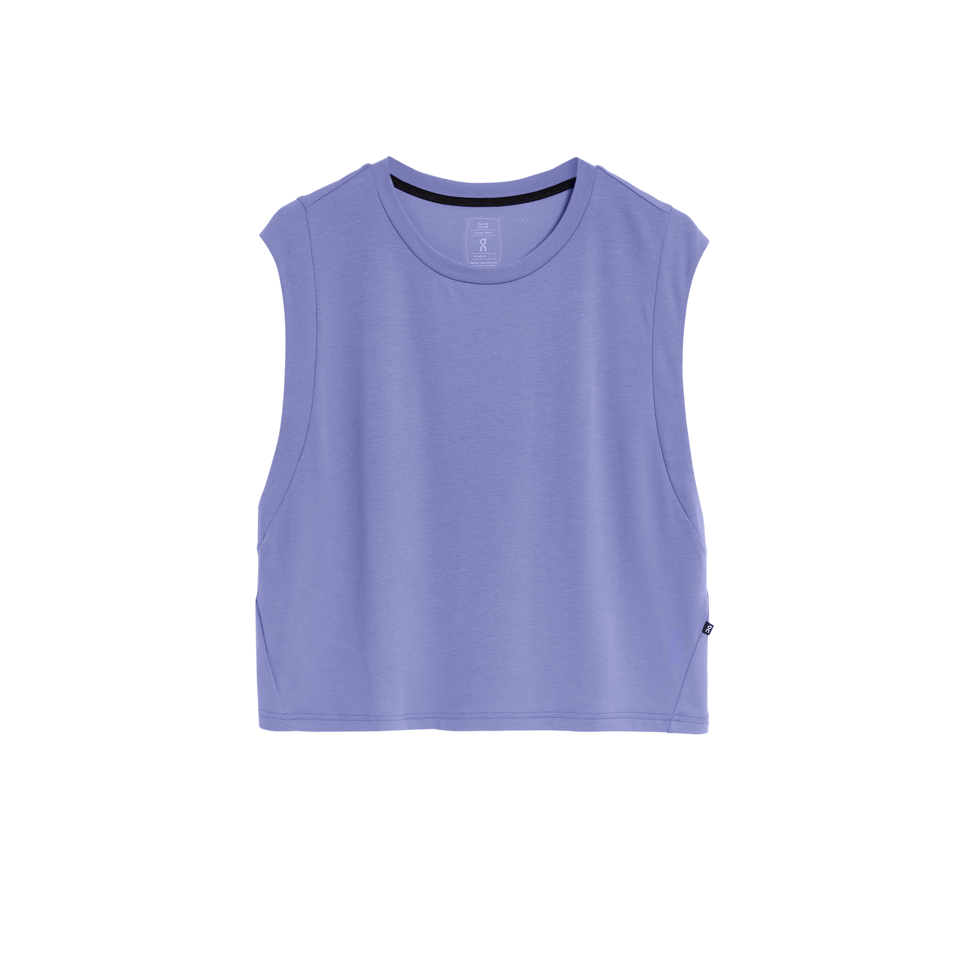 Focus Crop Shirt in Blueberry