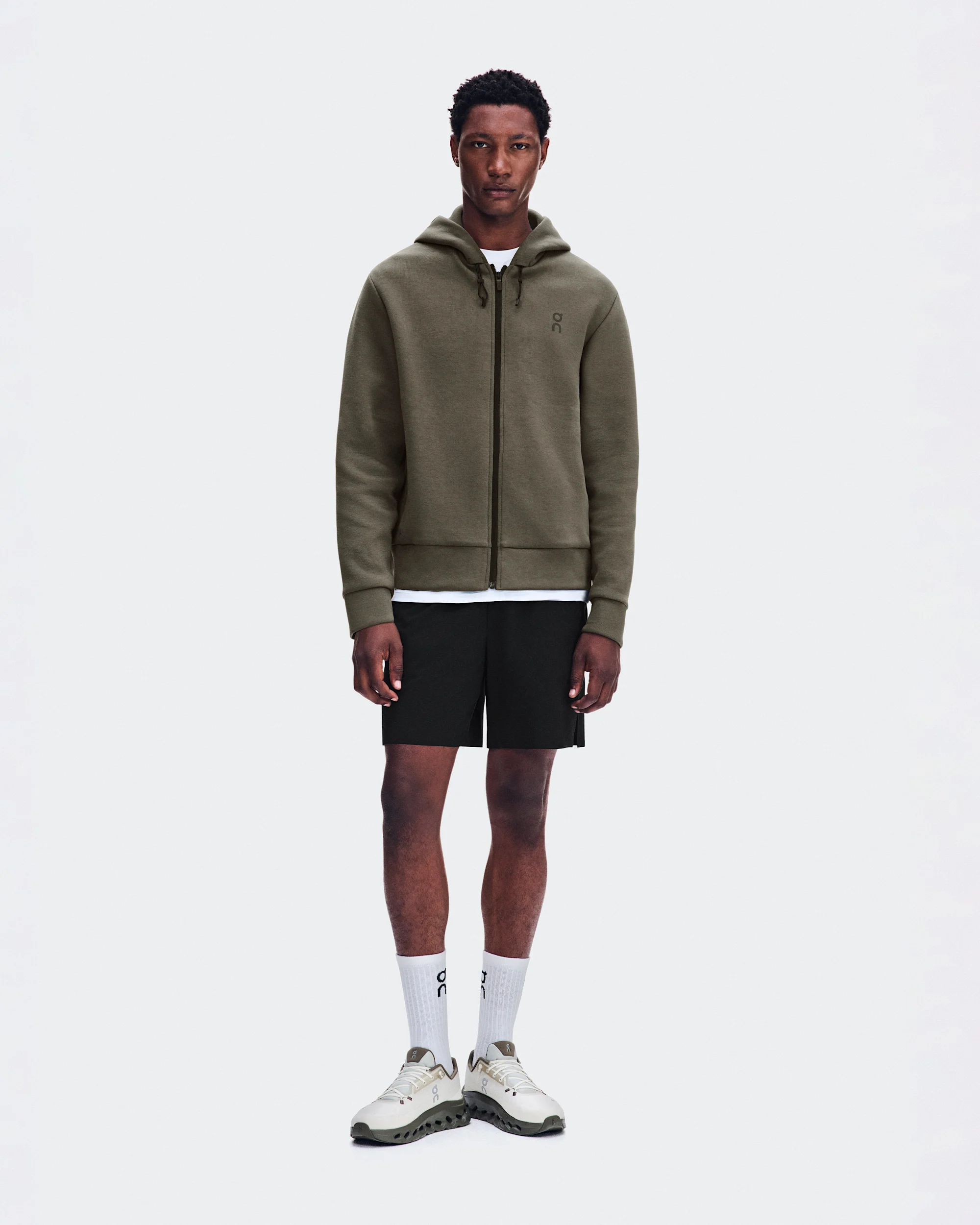 Men's Focus Tech Zip Hoodie Bark