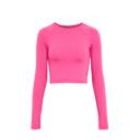 Movement Long-T Crop Long-Sleeve Shirt in Pink