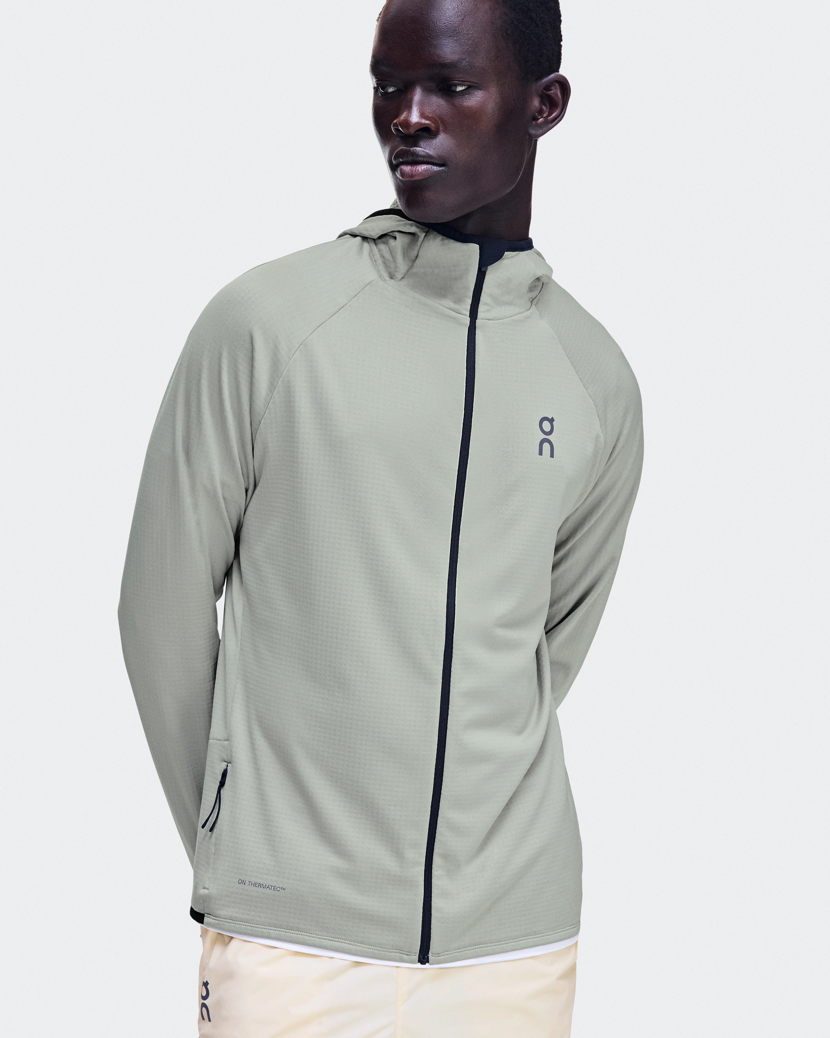On Climate Zip Hoodie Brume Men Hoodies and sweatshirts
