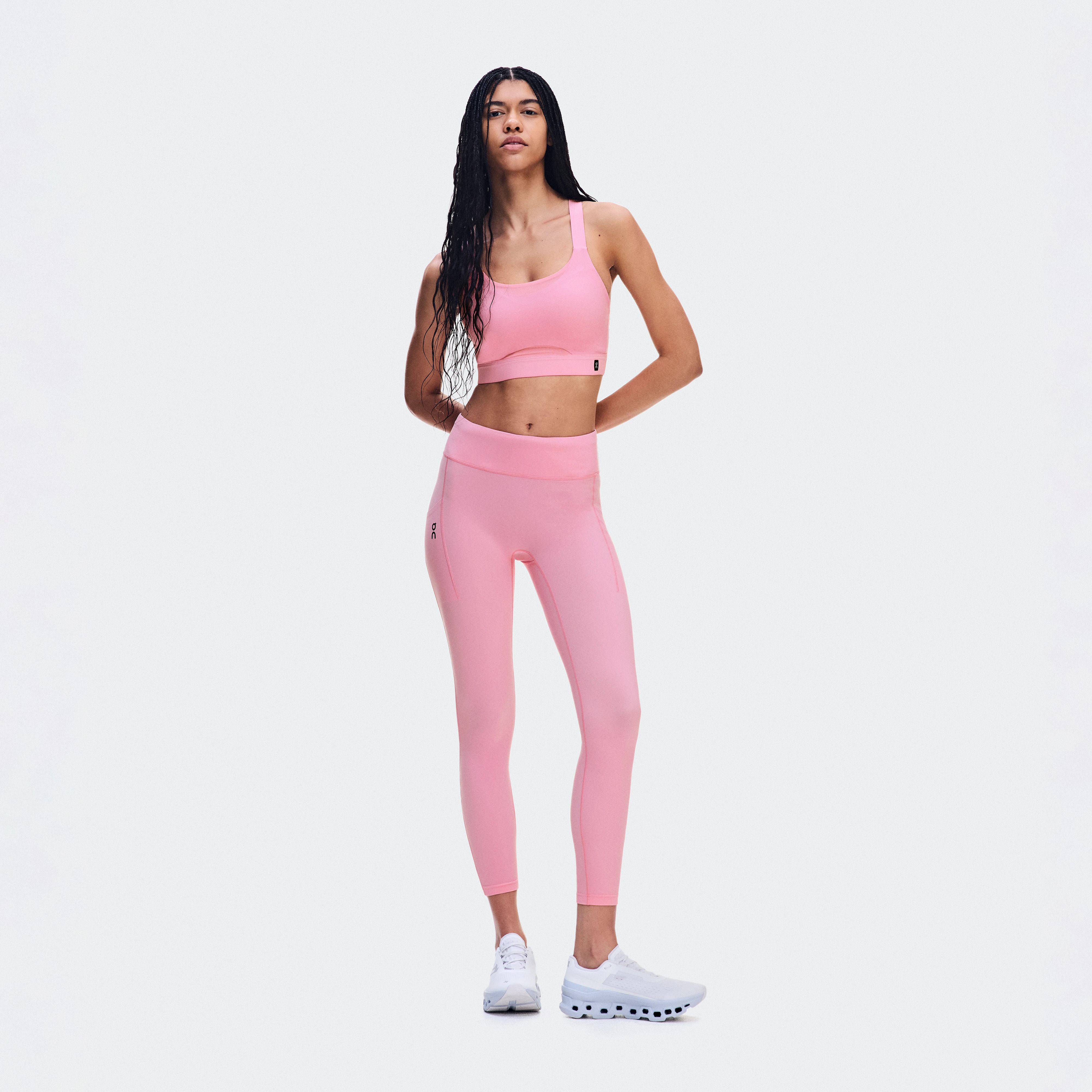 On Performance Tights 7/8 Magnolia Femme – Running sur route, entraînement Leggings