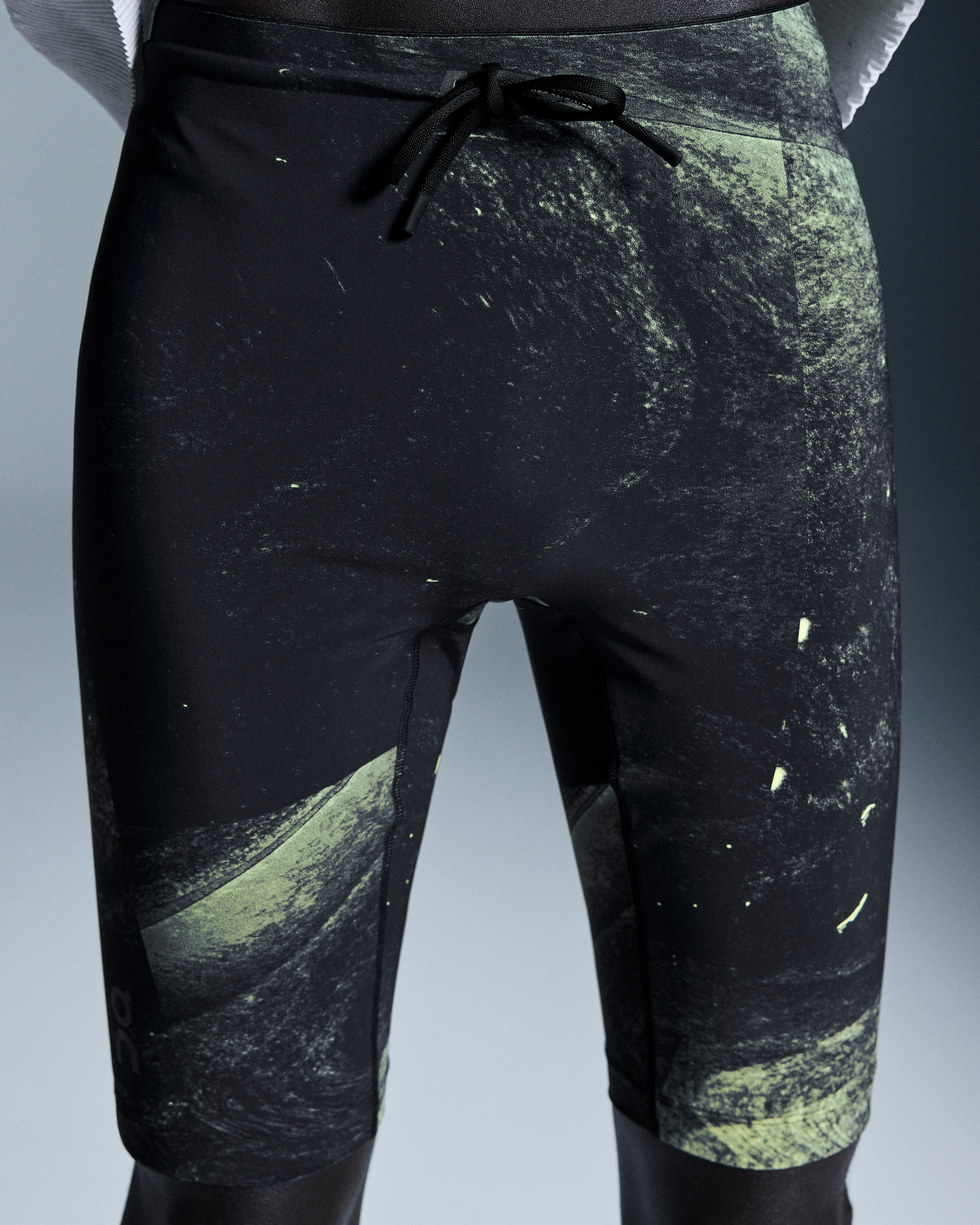 Race Tights HalfMen / Black | Limelight / L