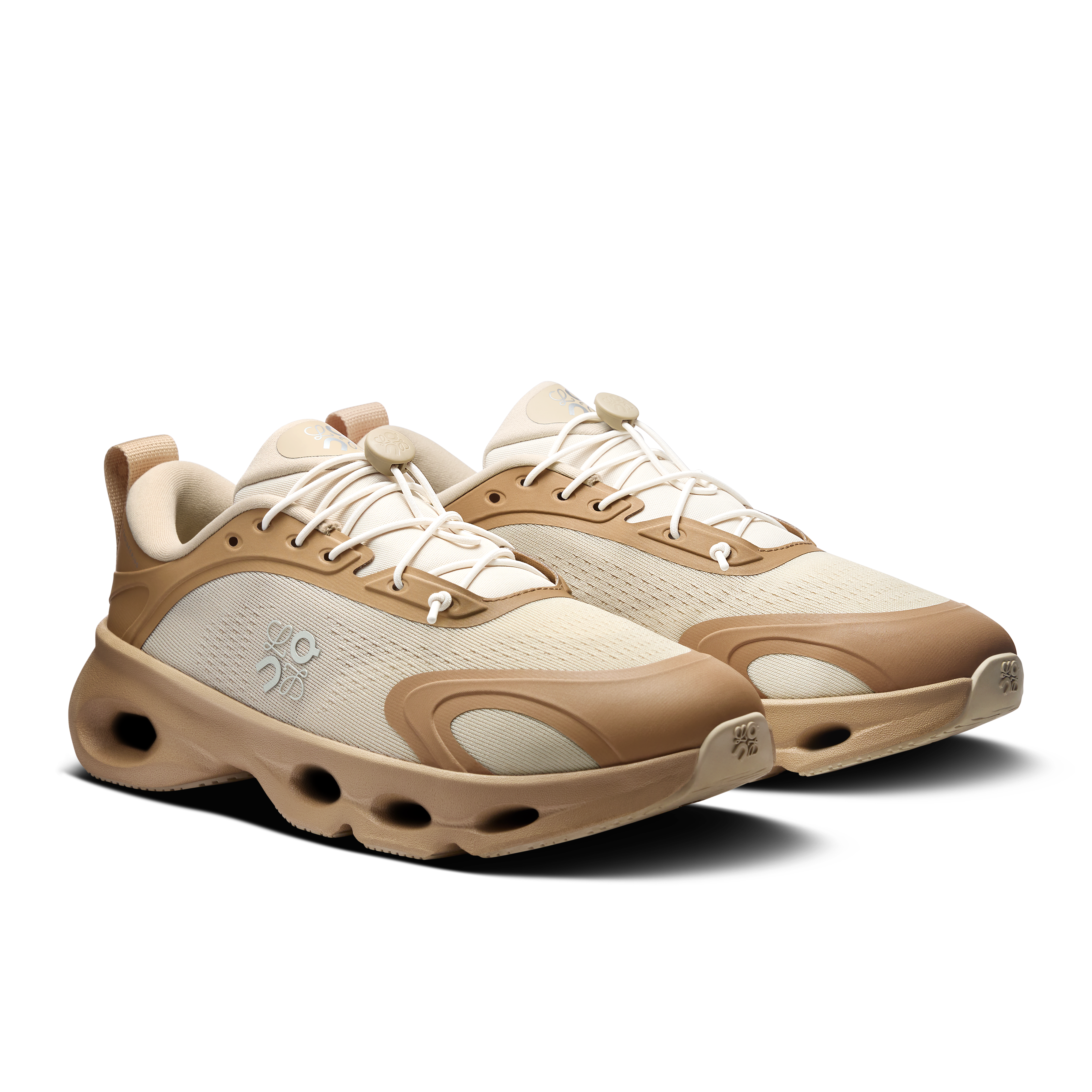 On Cloudsolo LOEWE Dark Sand & Cream Women Shoes