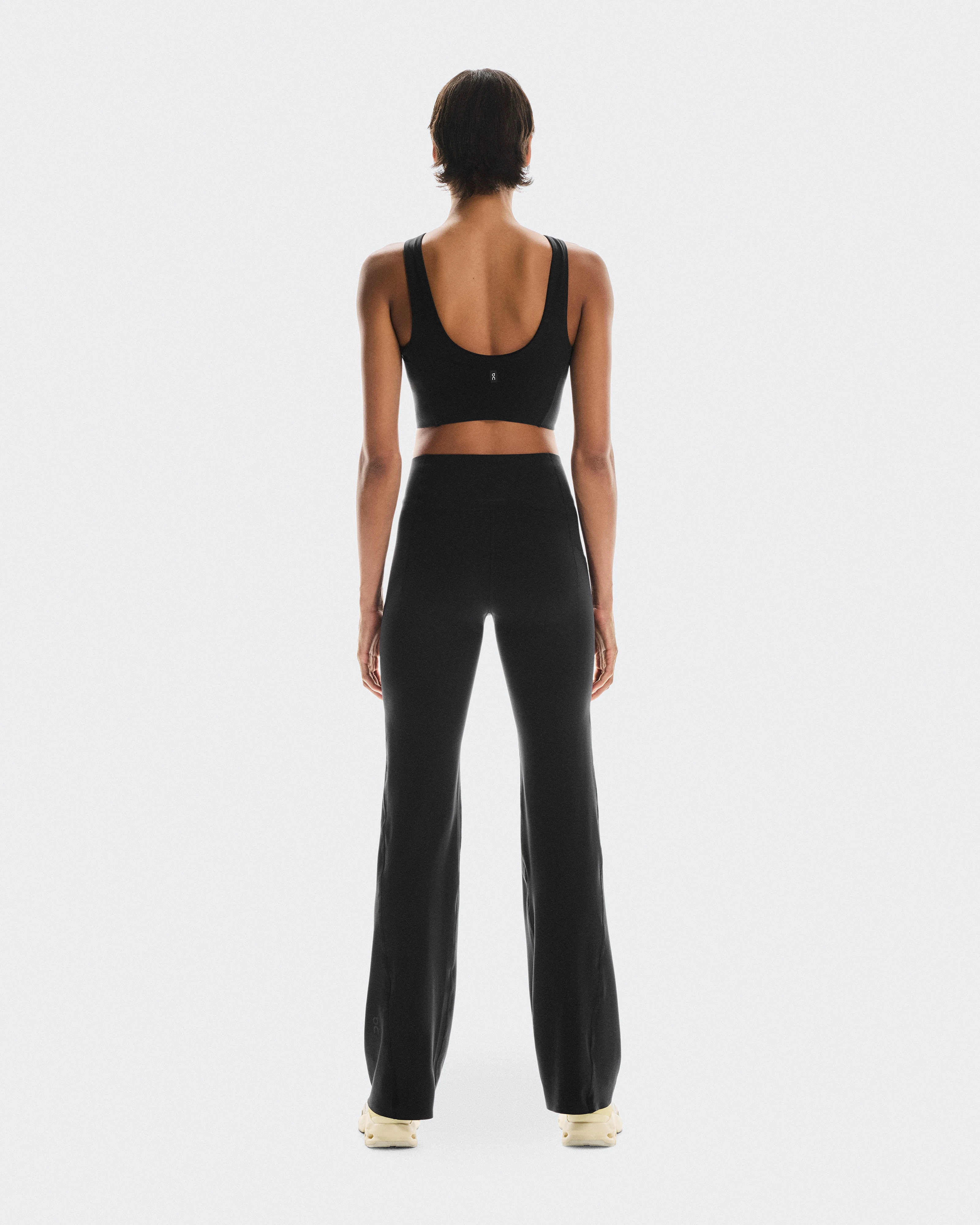 On Studio Flared Tights 30" Black Women Tights