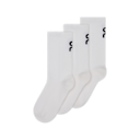 Logo Sock High 3P Kids in White