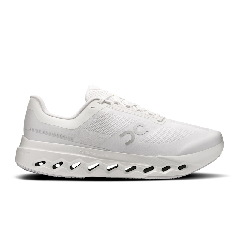 On Cloudsurfer Next Wide Zapatillas de Running para Asfalto Hombre en White/White, Talla: 47, Polyester Tpu ️