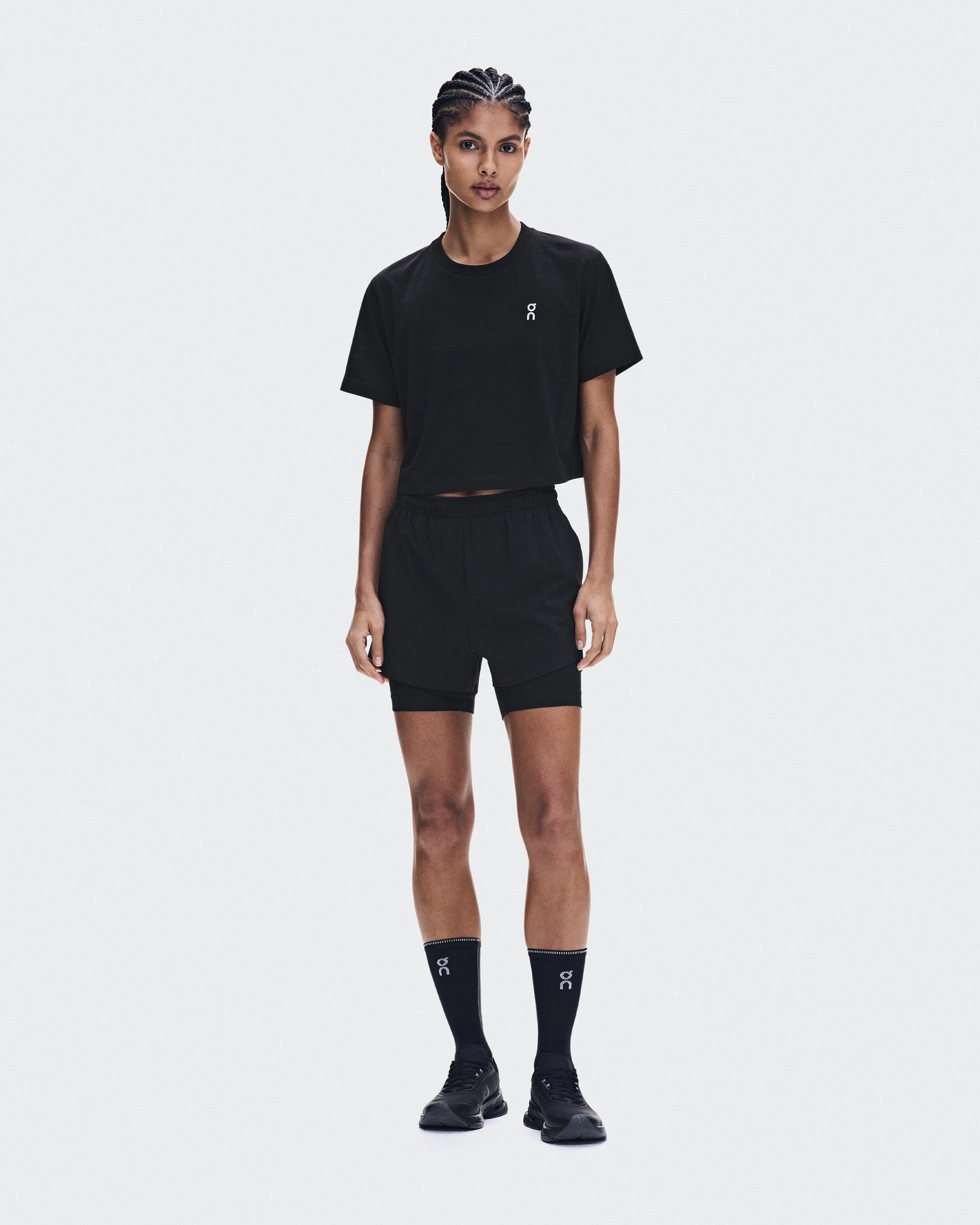 Train 2-in-1 Shorts in Black
