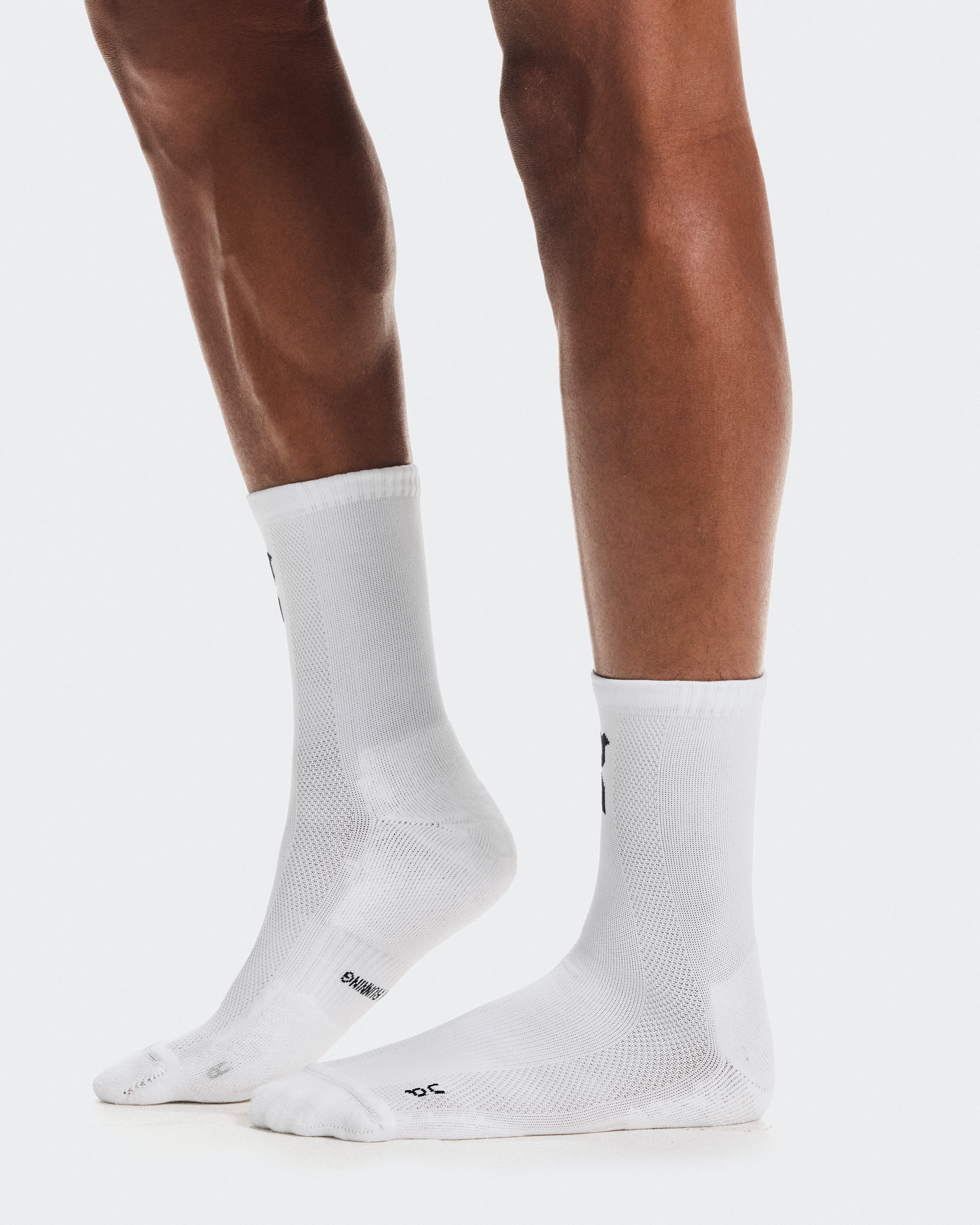 Core Run Sock High 2PUnisex / White / 47 - 49
