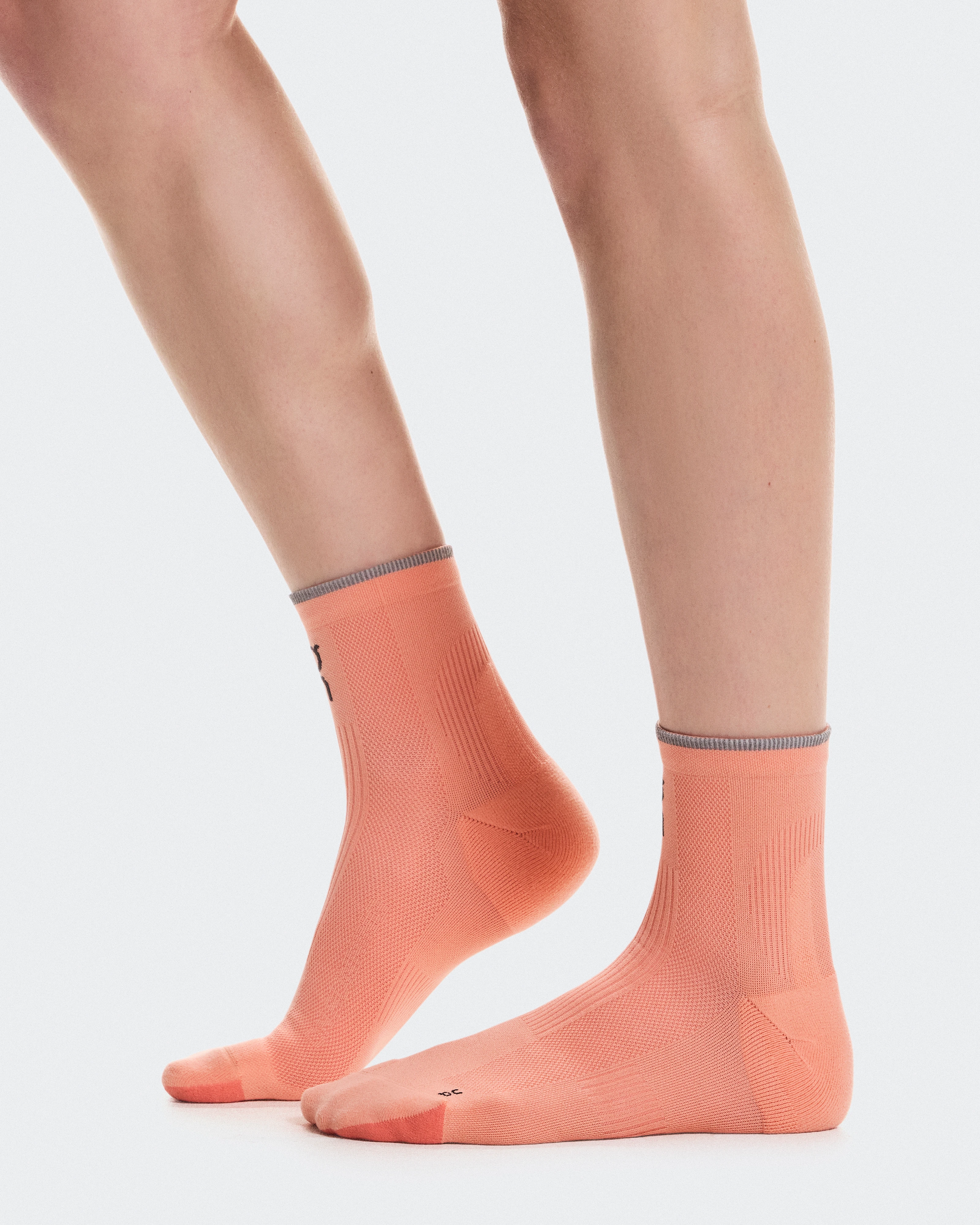 On Elite Run Sock Mid Sunstone & Reef Unisex Socks