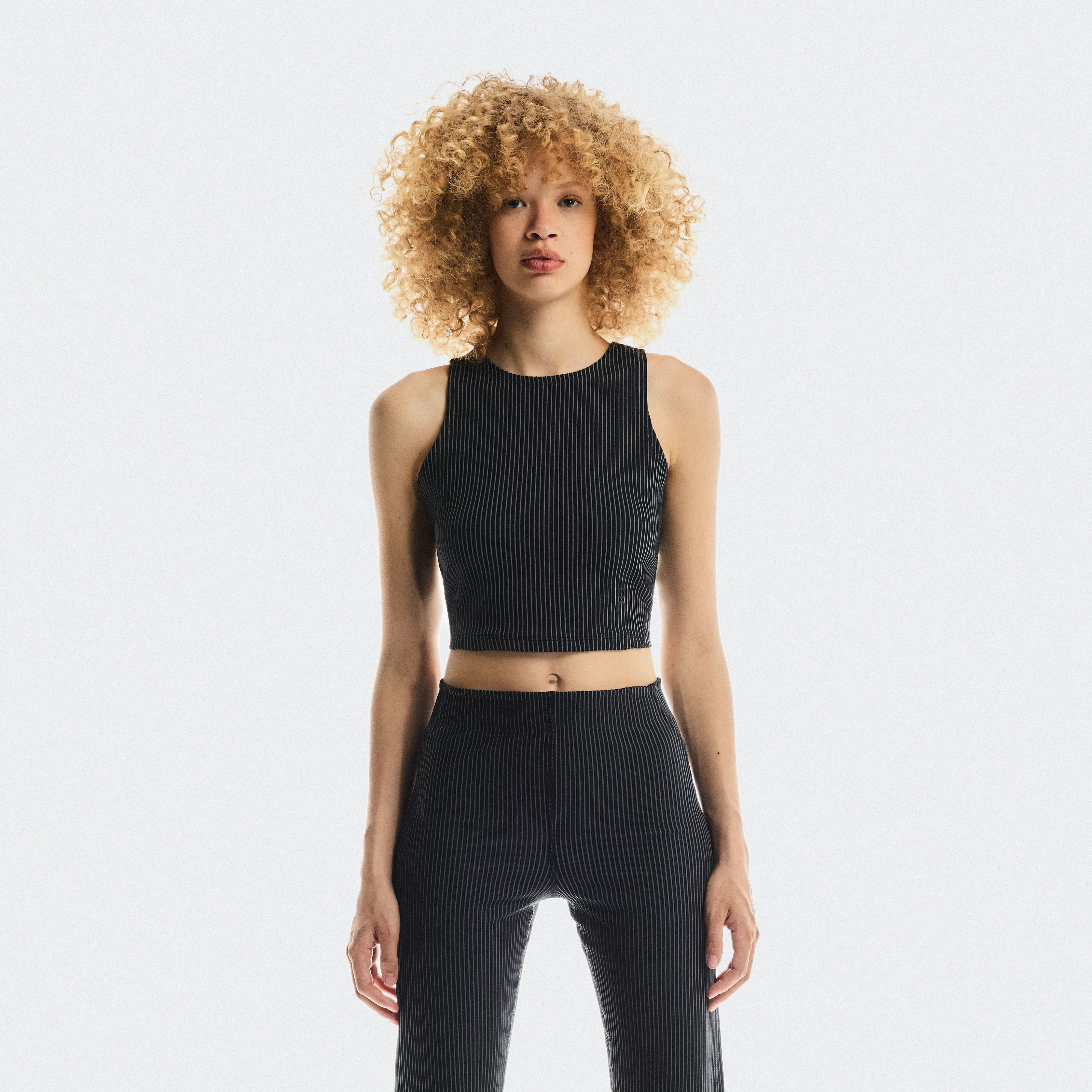 On All-Day Ribbed Crop Black Grey Women Women – All-day, travel, lifestyle Tops and t-shirts