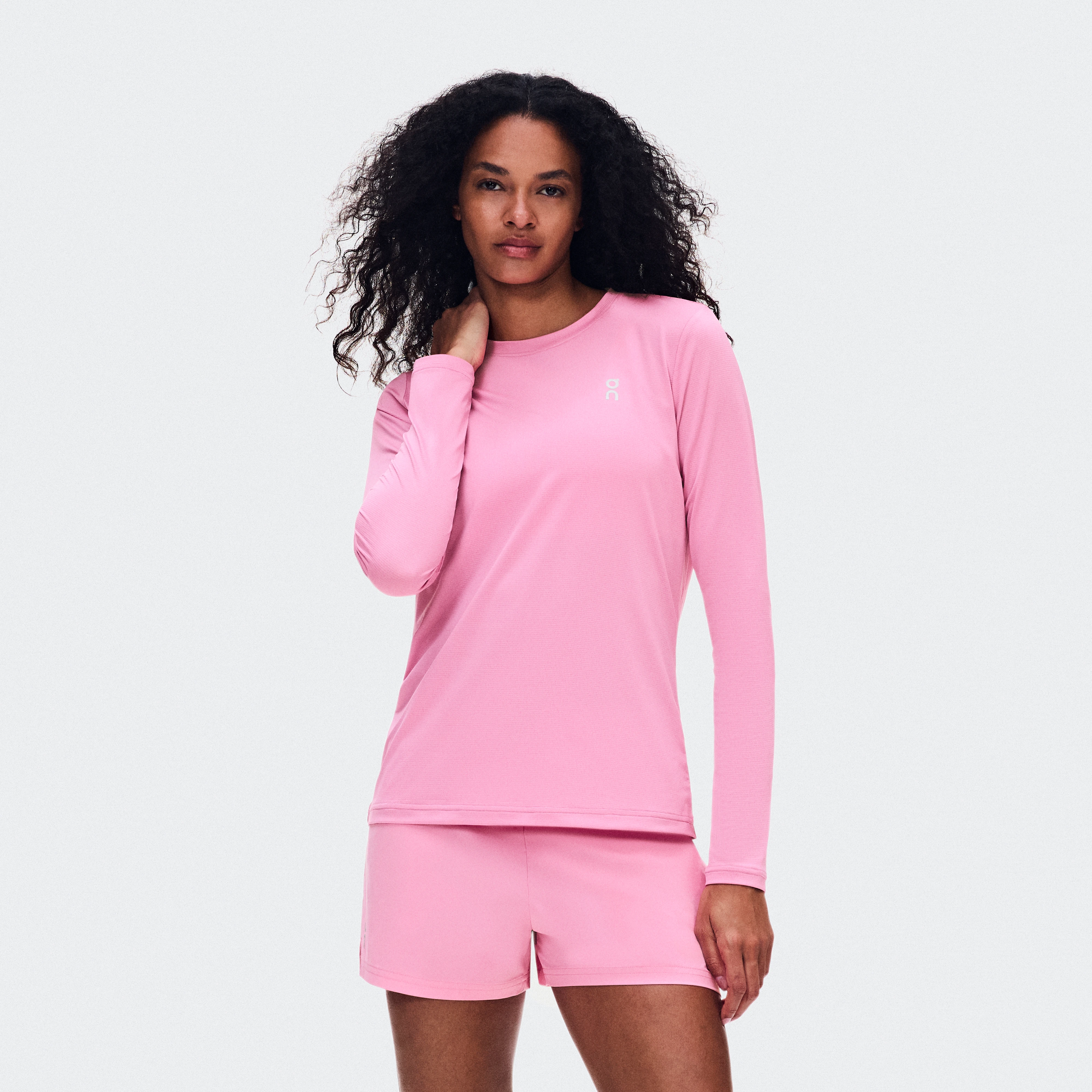 On Core Long-T Bubblegum Donna – Corsa con il freddo, capo essenziale, recupero Maglie e magliette