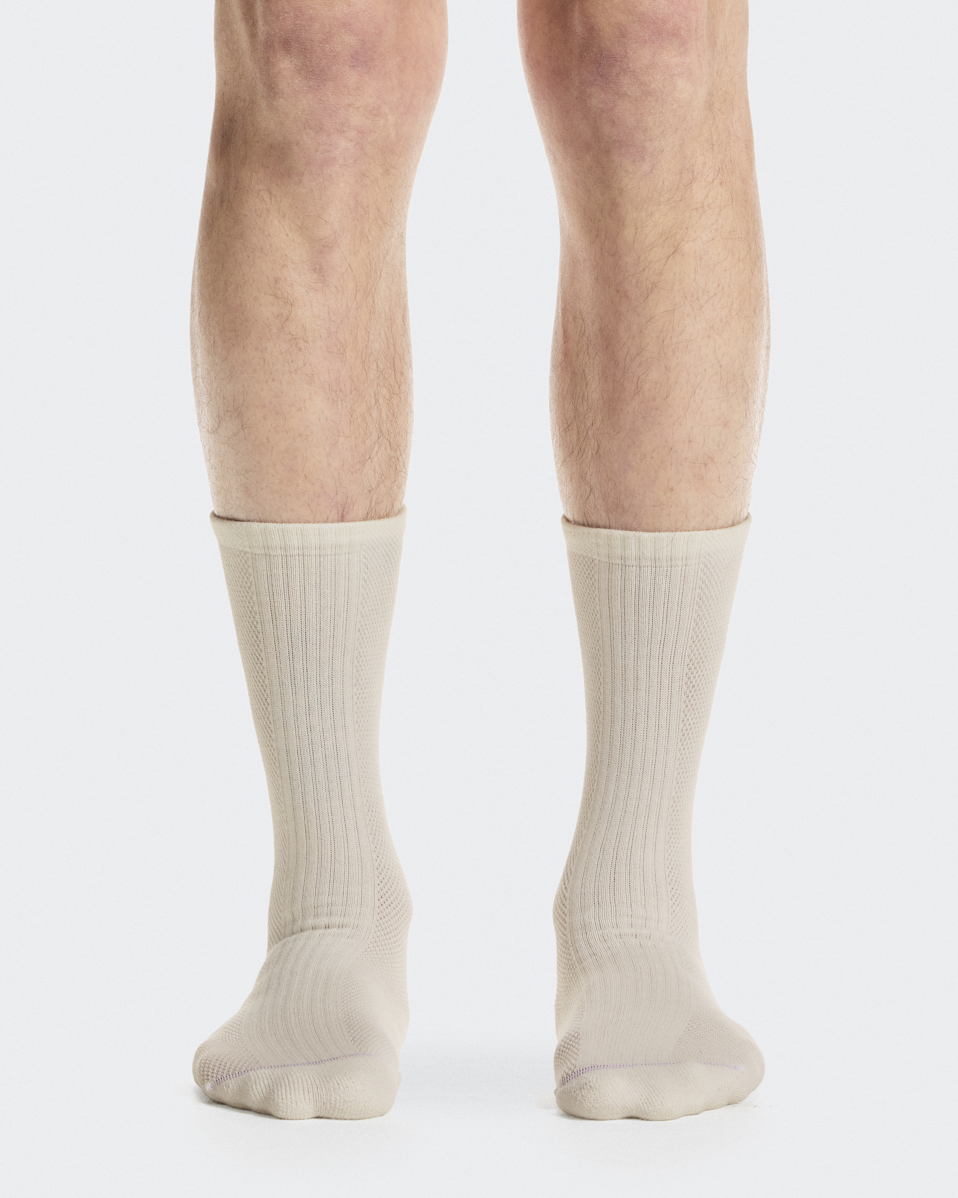 Hybrid Sock High 2P in Ivory