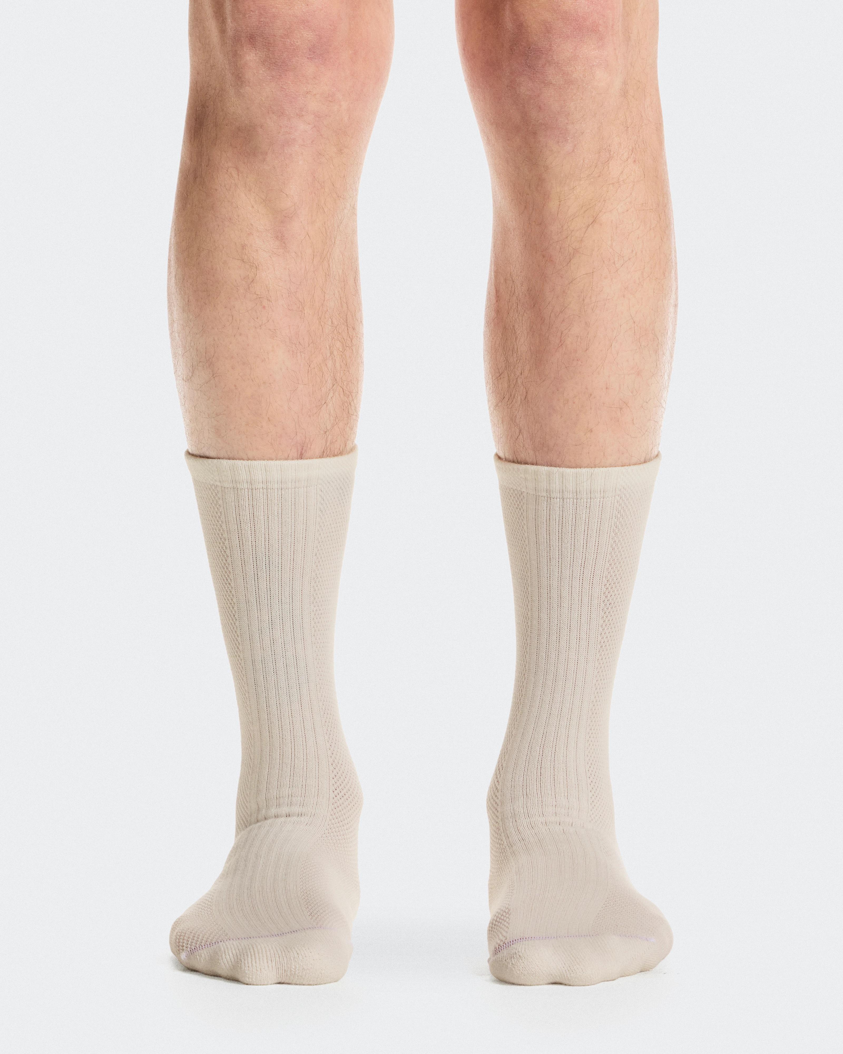 On Hybrid Sock High 2P Ivory Unisex Socks