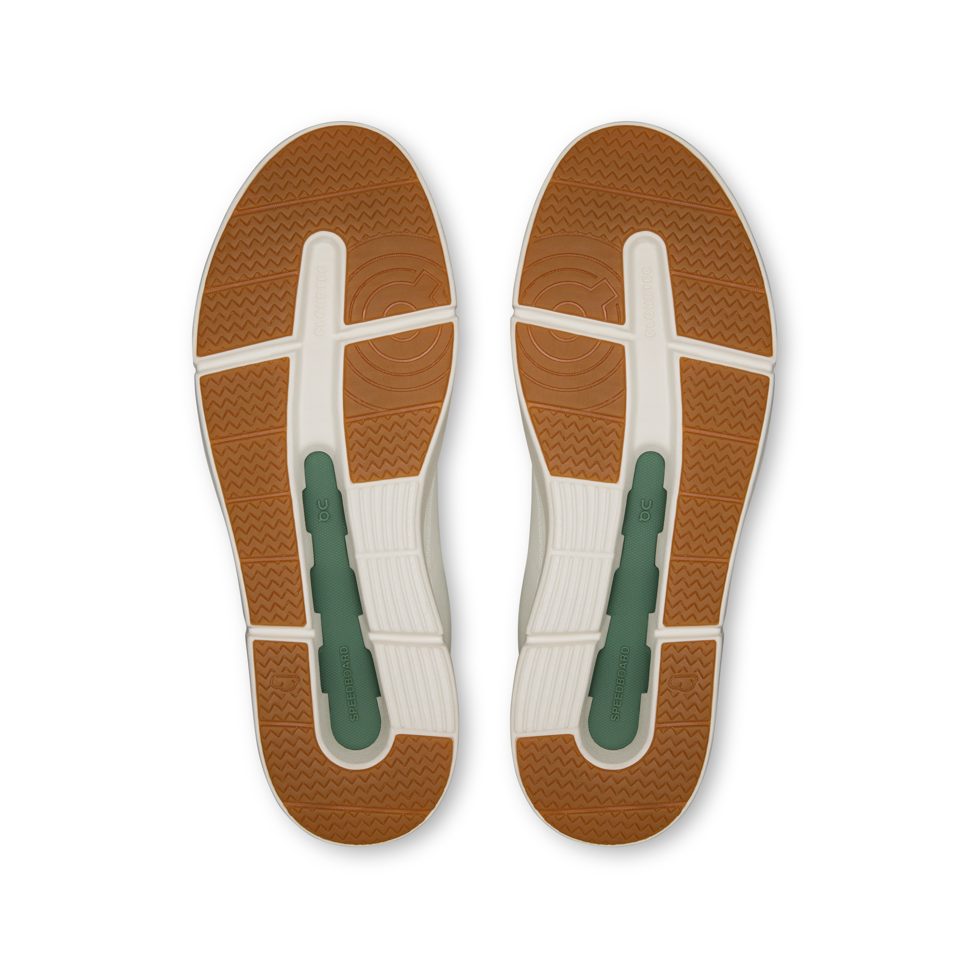 On THE ROGER Centre Court Ivory & Fern Men Active life Shoes