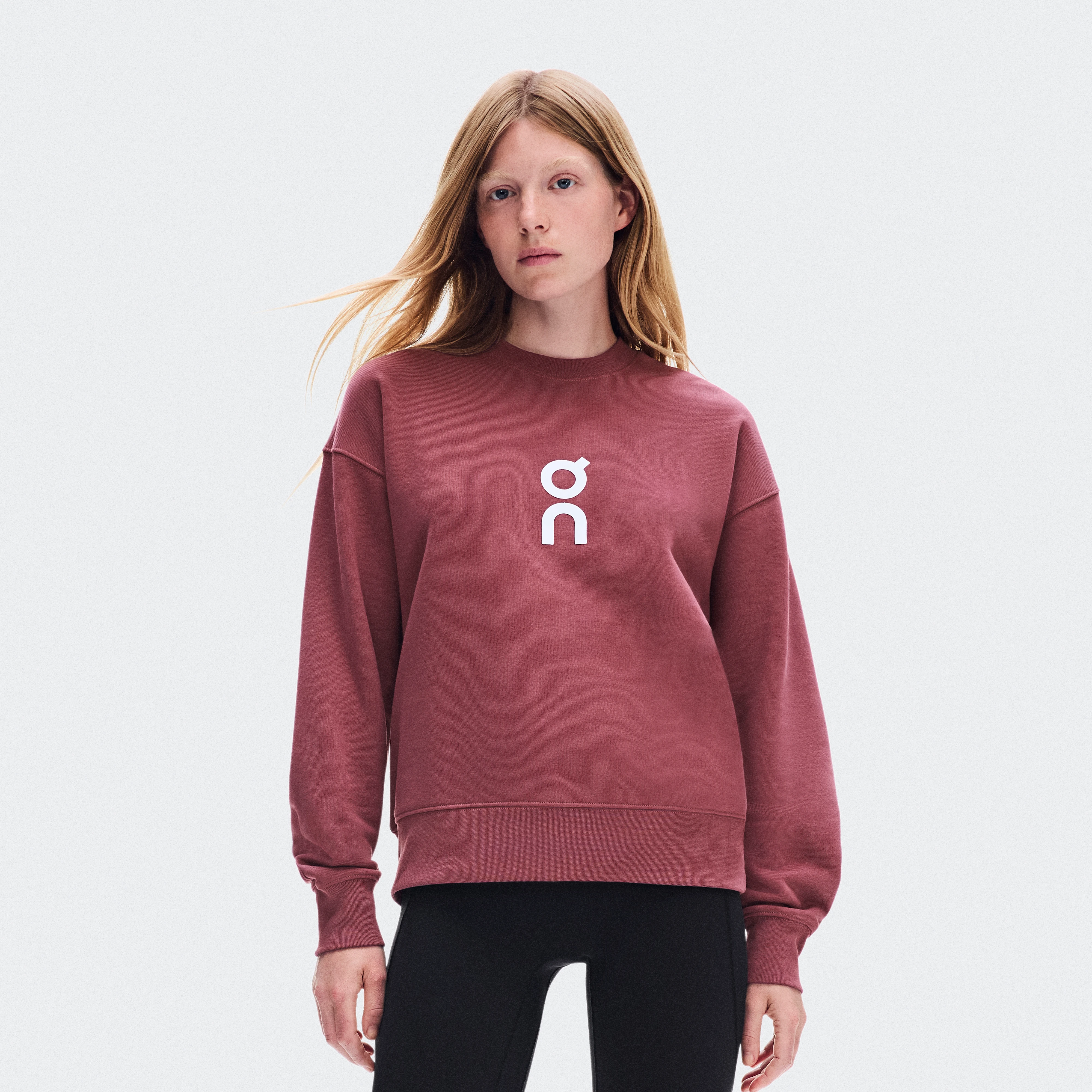 On Club Crew Barberry Mujer – Viajes, recuperación, uso diario Sudaderas con y sin capucha