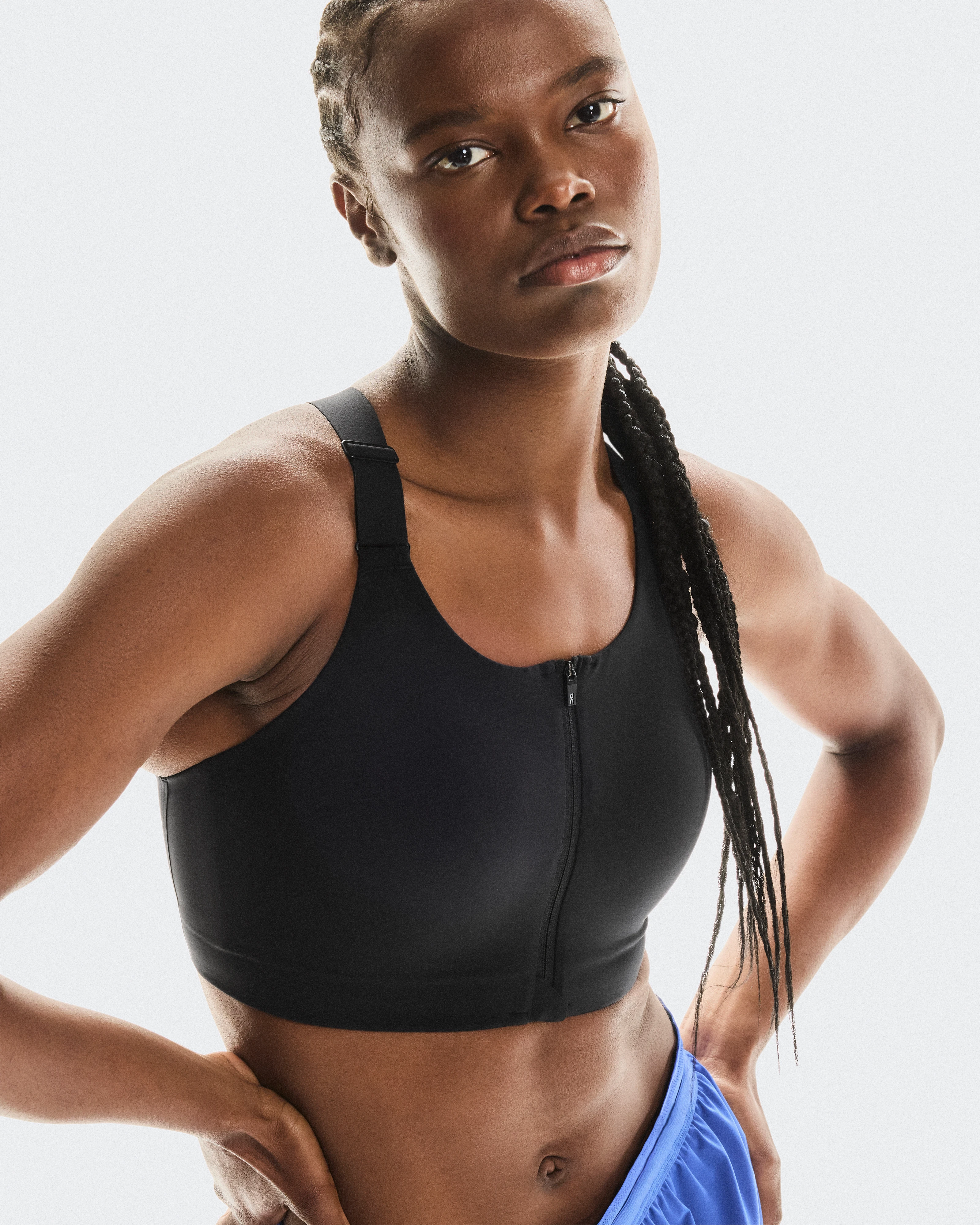 On Endurance Bra Zip Black Women Bras