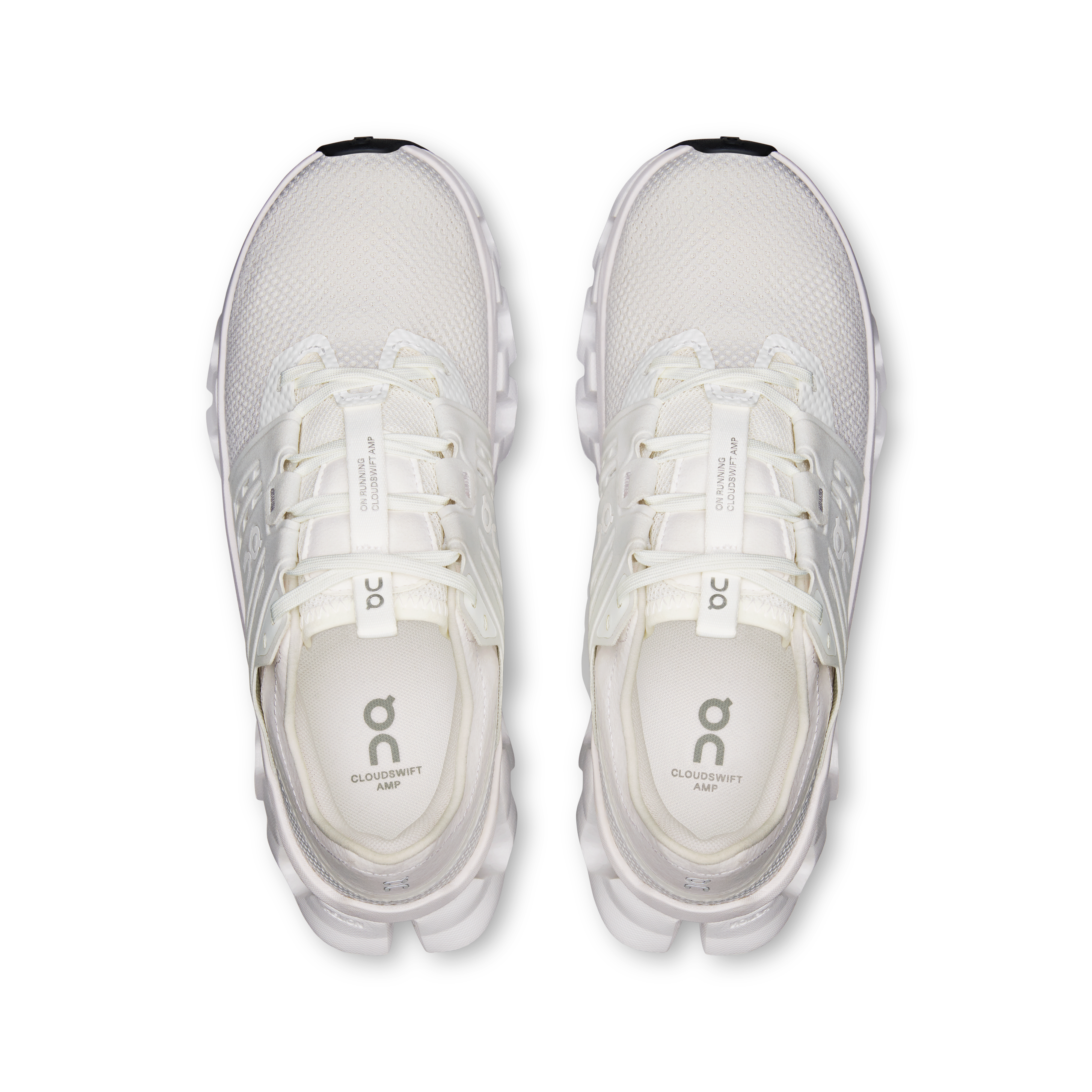 On Cloudswift Amp White & White ウィメンズ ロードランニング シューズ