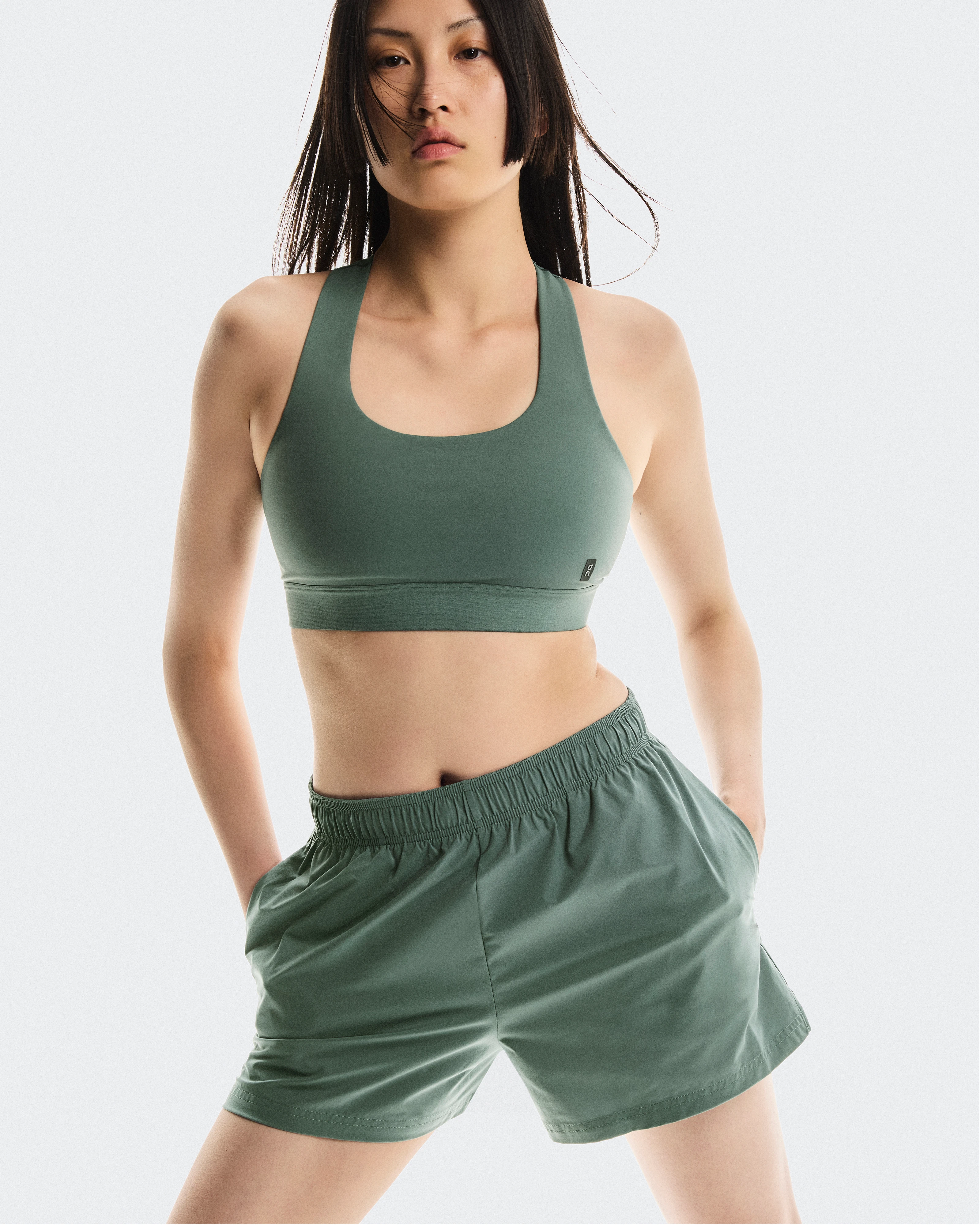 On 3" Core Shorts Olive Women Shorts