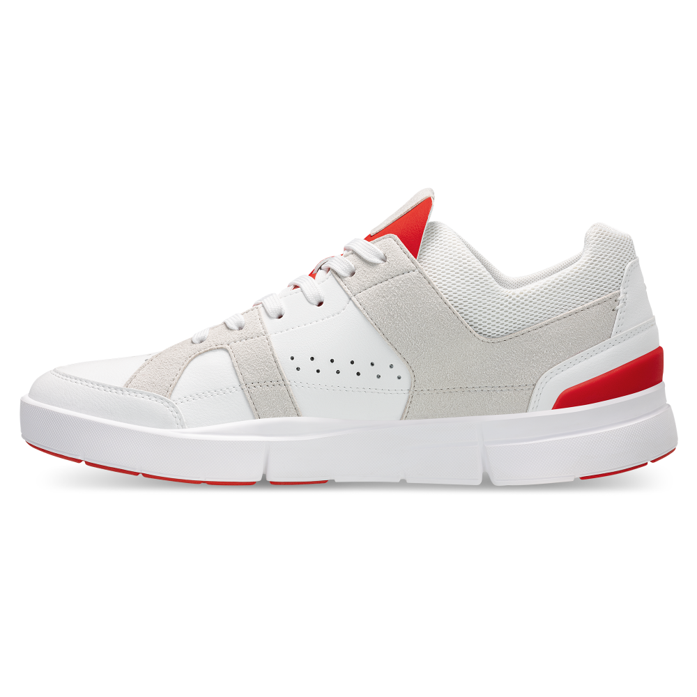 Men's THE ROGER Clubhouse | White & Red | On United States