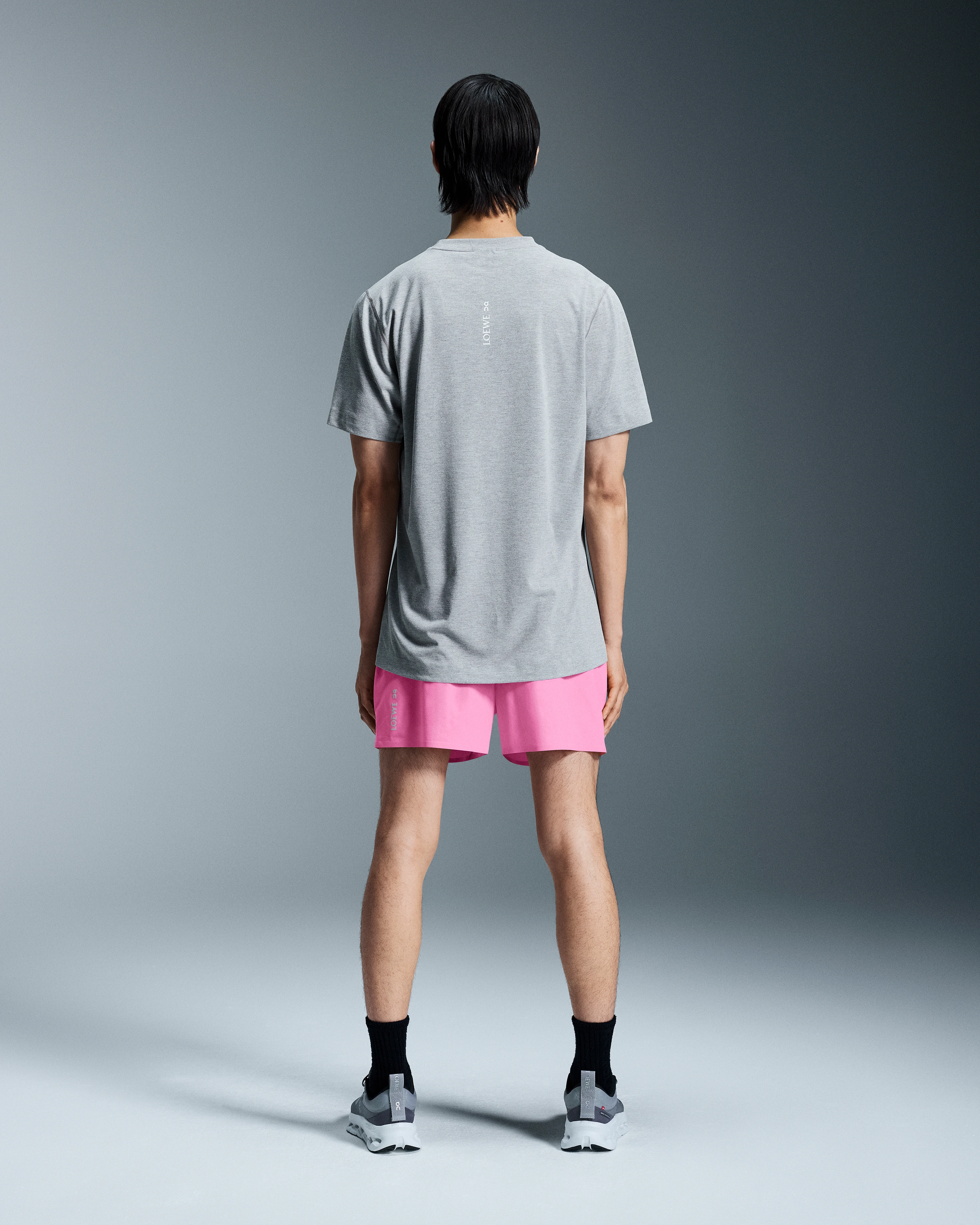 On Active T-Shirt LOEWE Grey Melange Homme Hauts et t-shirts