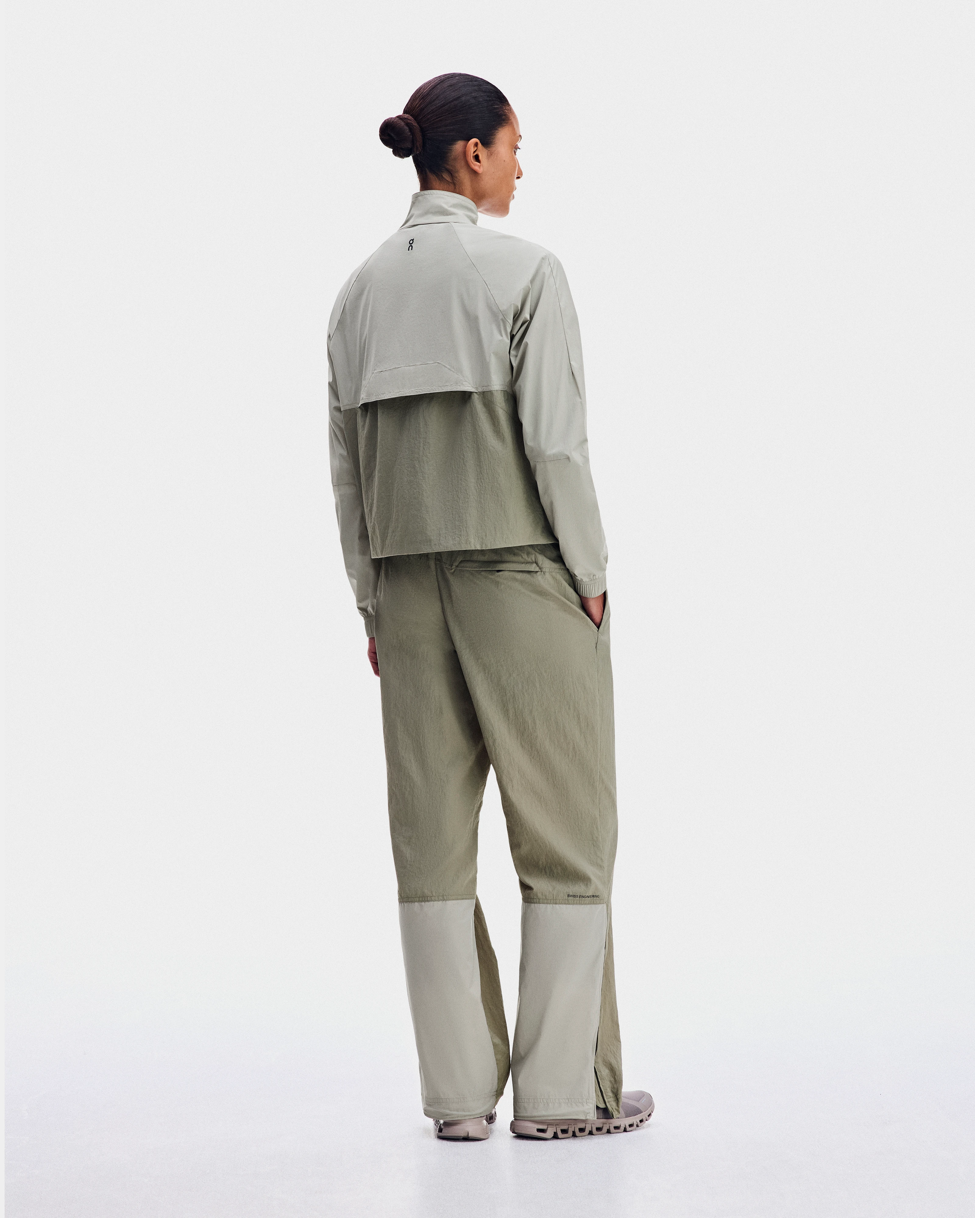 On All-Day Track Jacket Vetiver & Brume Women – Elevated essential Track Jackets