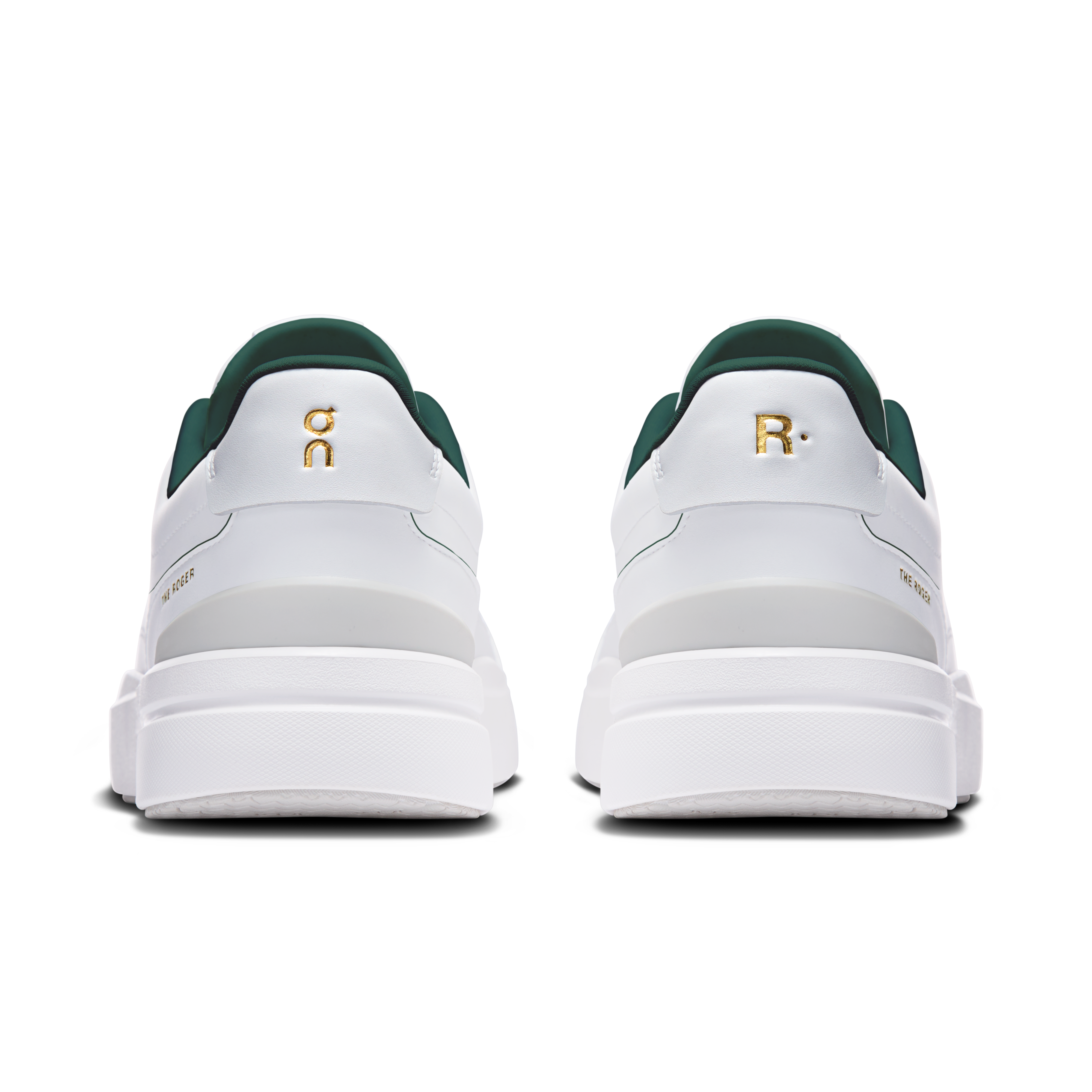 On THE ROGER Centre Court White & Evergreen Men Active life Shoes