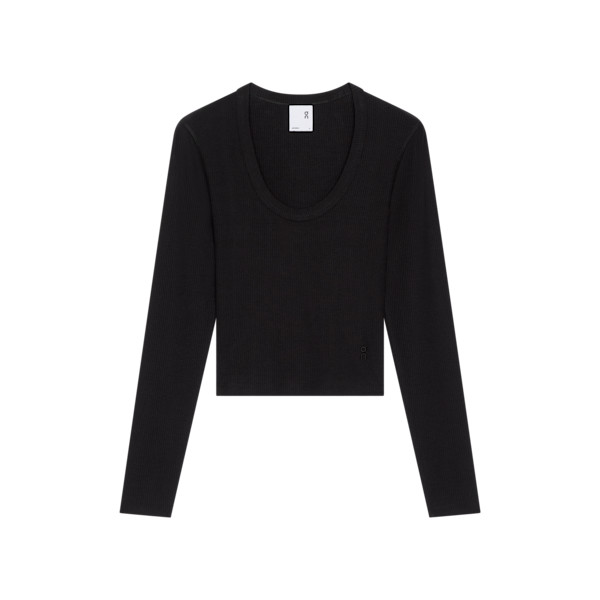 Women's All-Day Ribbed Long-T