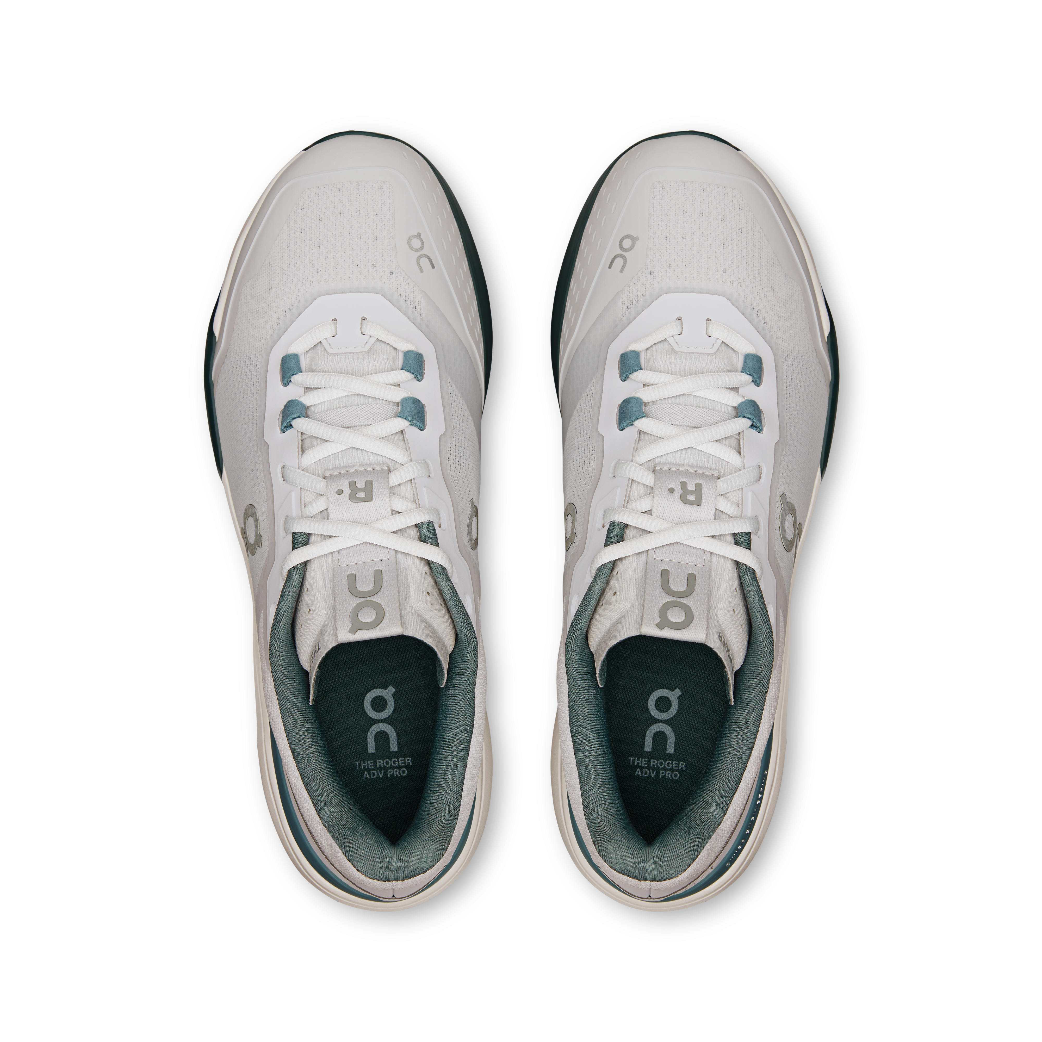 On THE ROGER Advantage Pro Frost & Evergreen Men Tennis Shoes