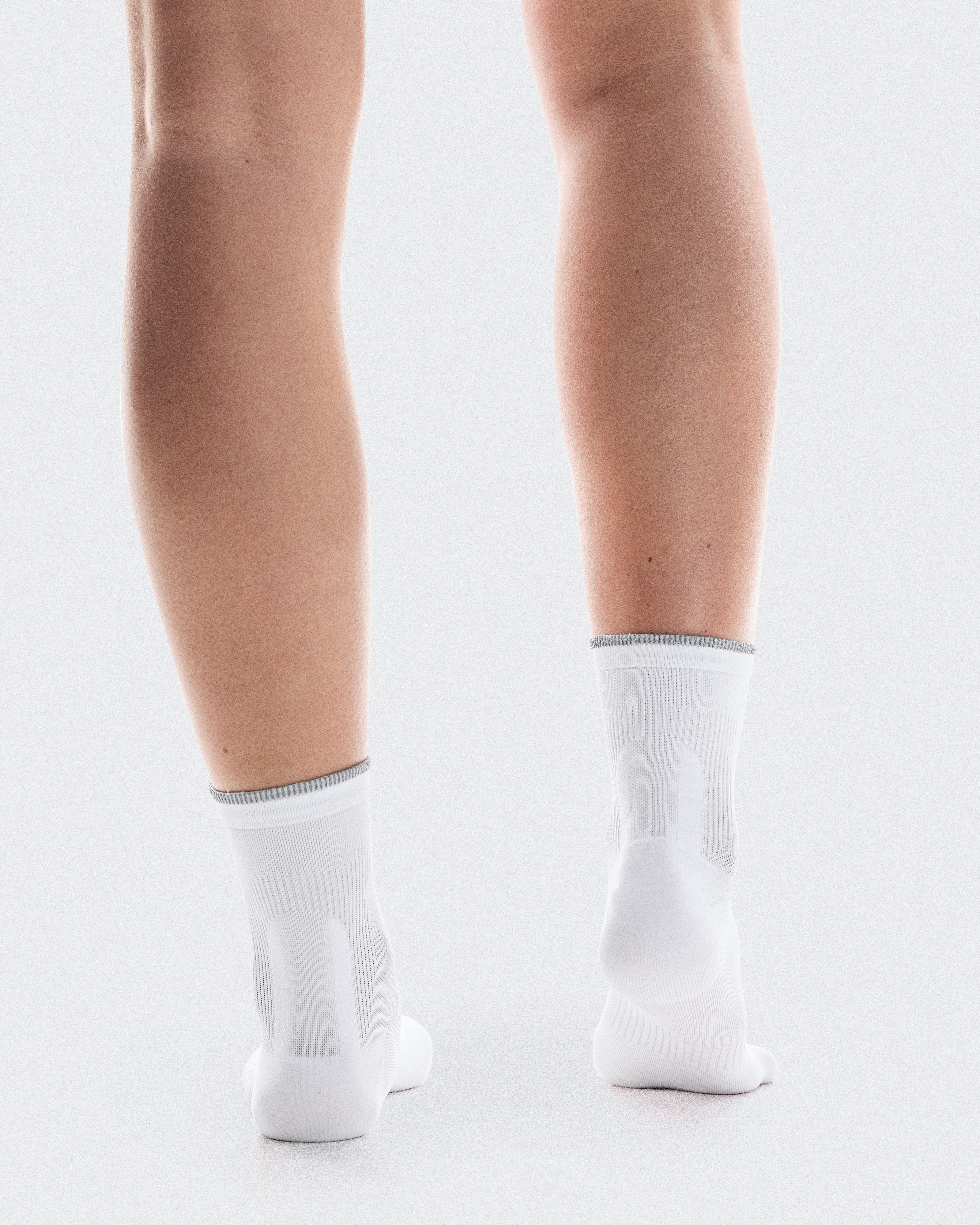 Elite Run Sock MidUnisex / White | Ivory / 44-46