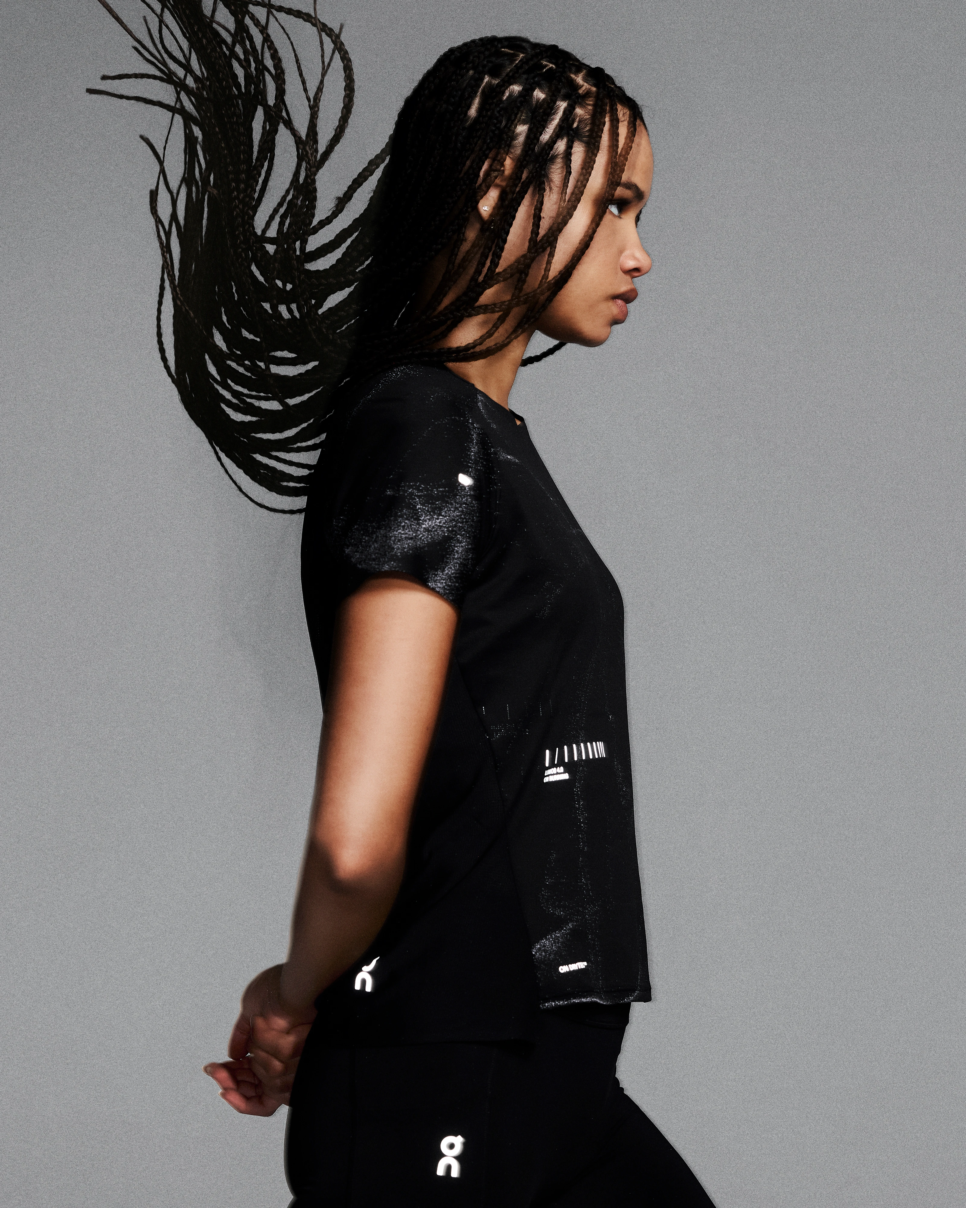 On Performance-T Lumos Black Women Tops and t-shirts