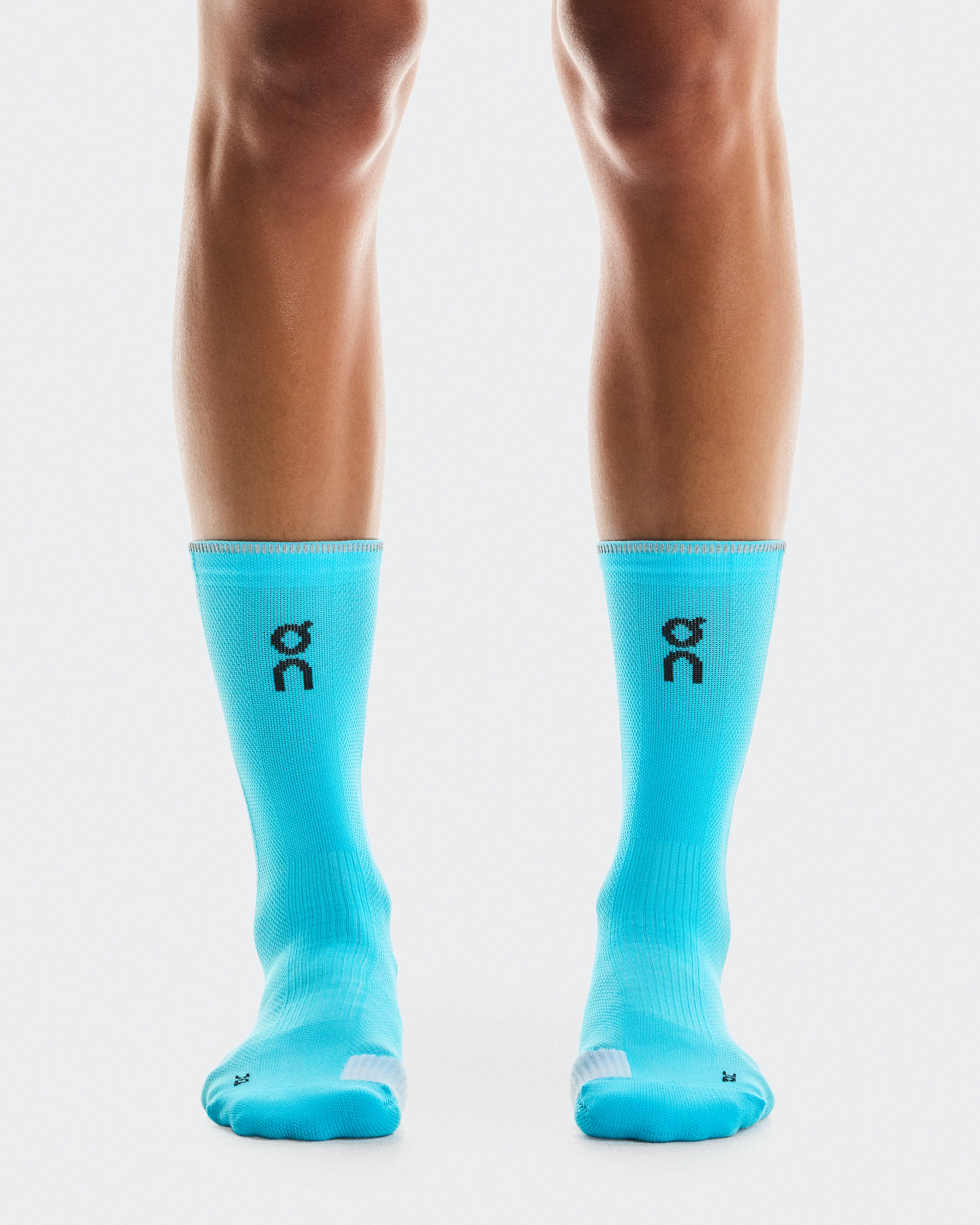 On Performance Run Sock High Horizon & White Unisex Socks