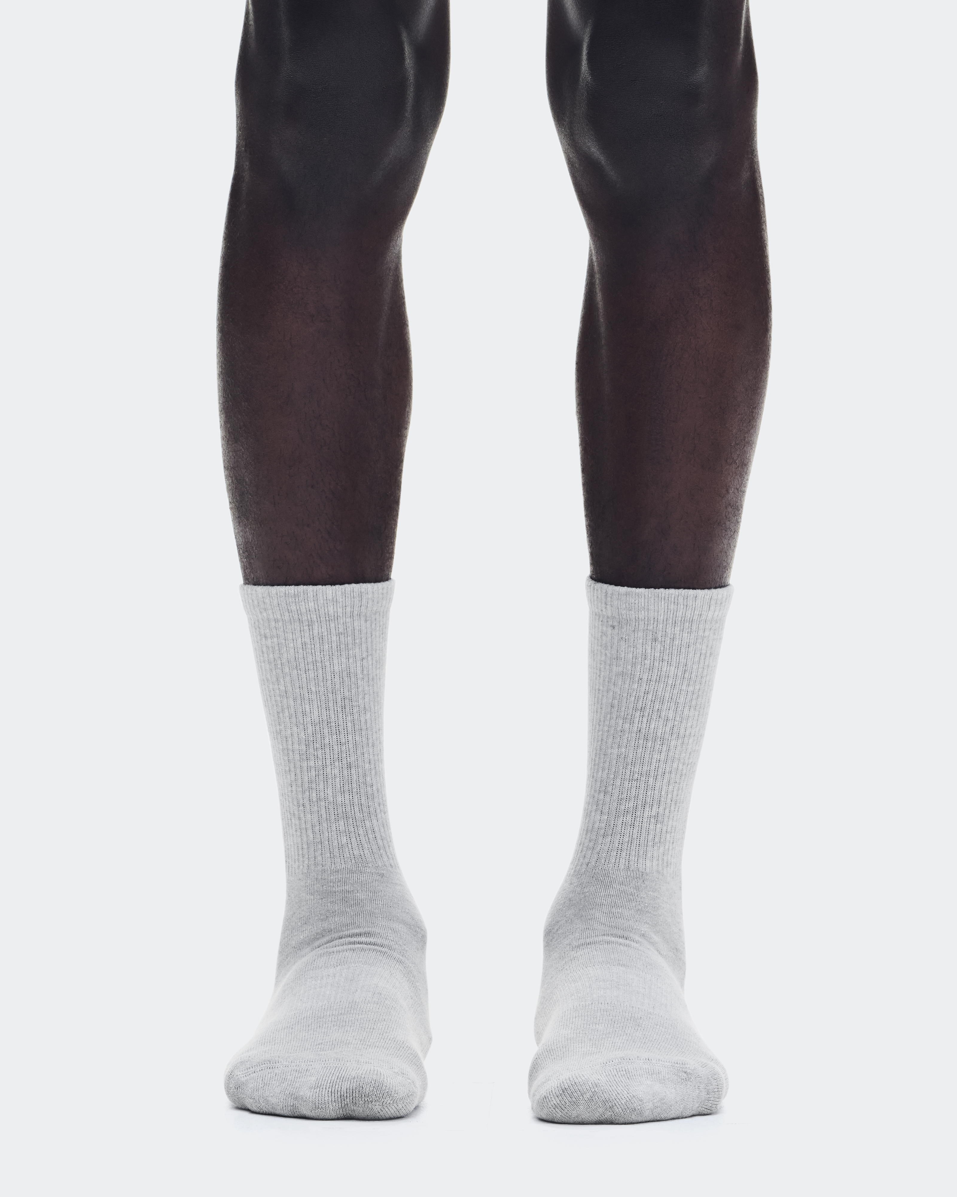 Club Sock High 2P in Heather Gray