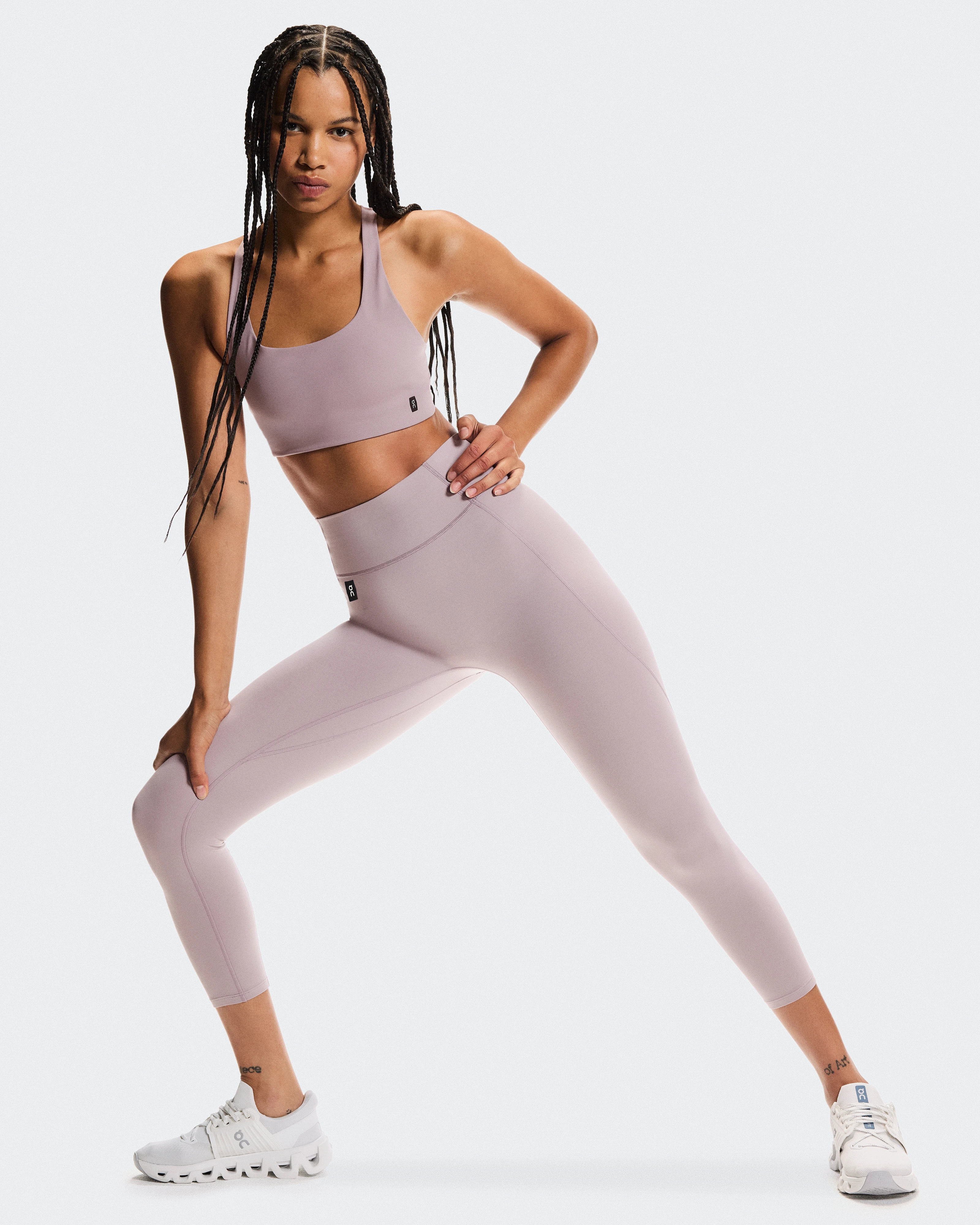 On Studio Leggings 7/8 Heron Damen Tights & Leggings