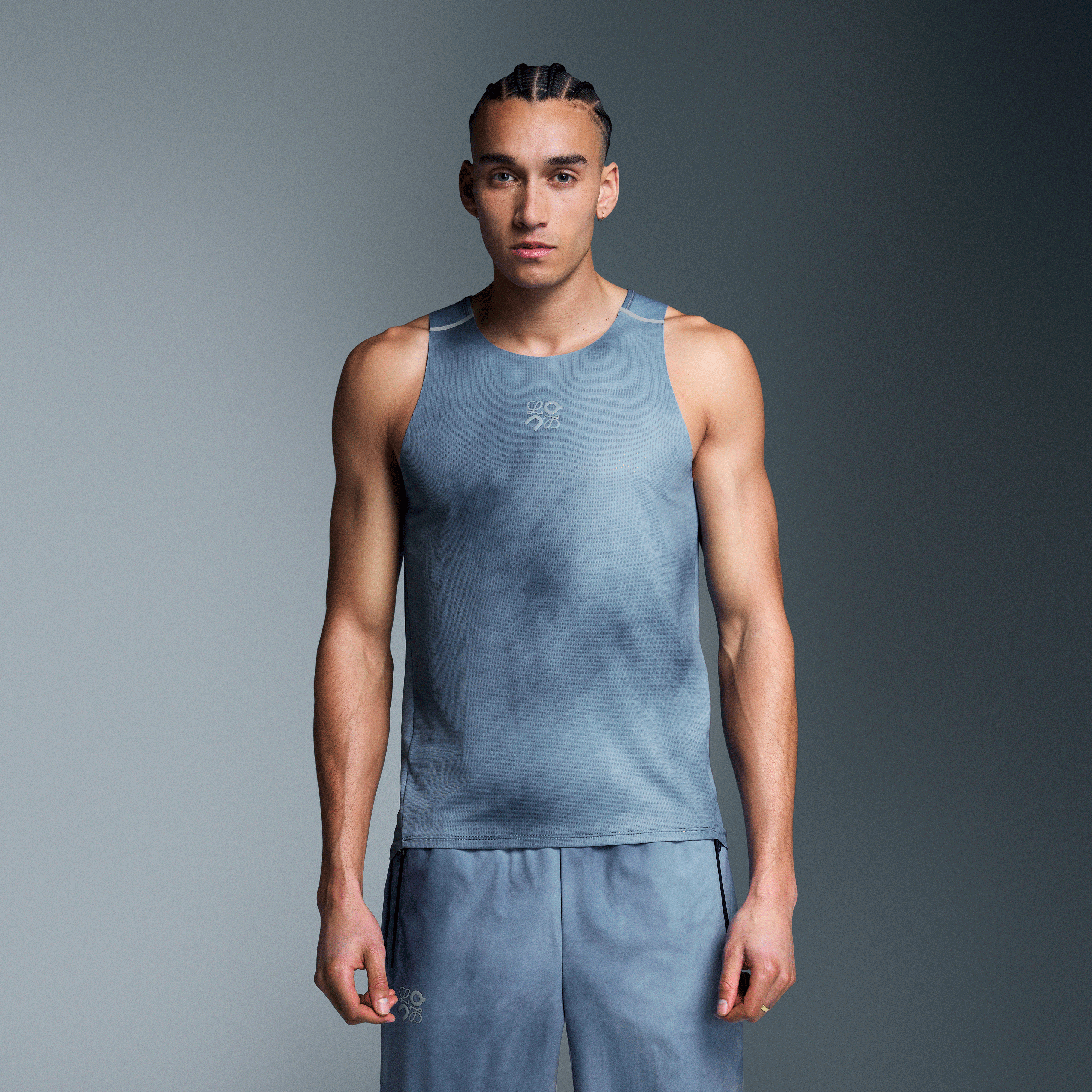 On Performance Tank Top LOEWE Blue Men Men – Performance running, limited edition, LOEWE × On Tops and t-shirts