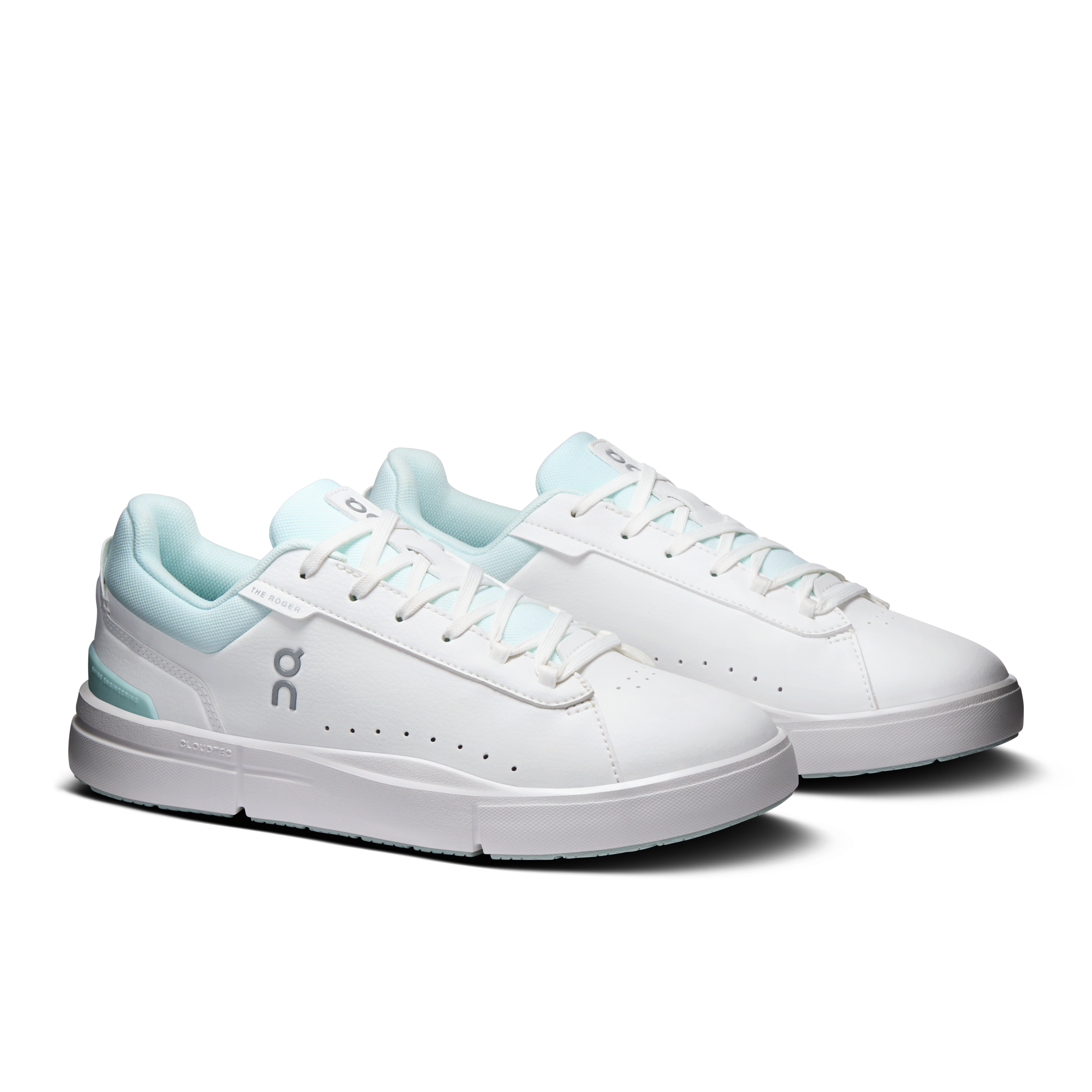 On THE ROGER Advantage White & Flurry Women – All-day, tennis-inspired, classic style Shoes