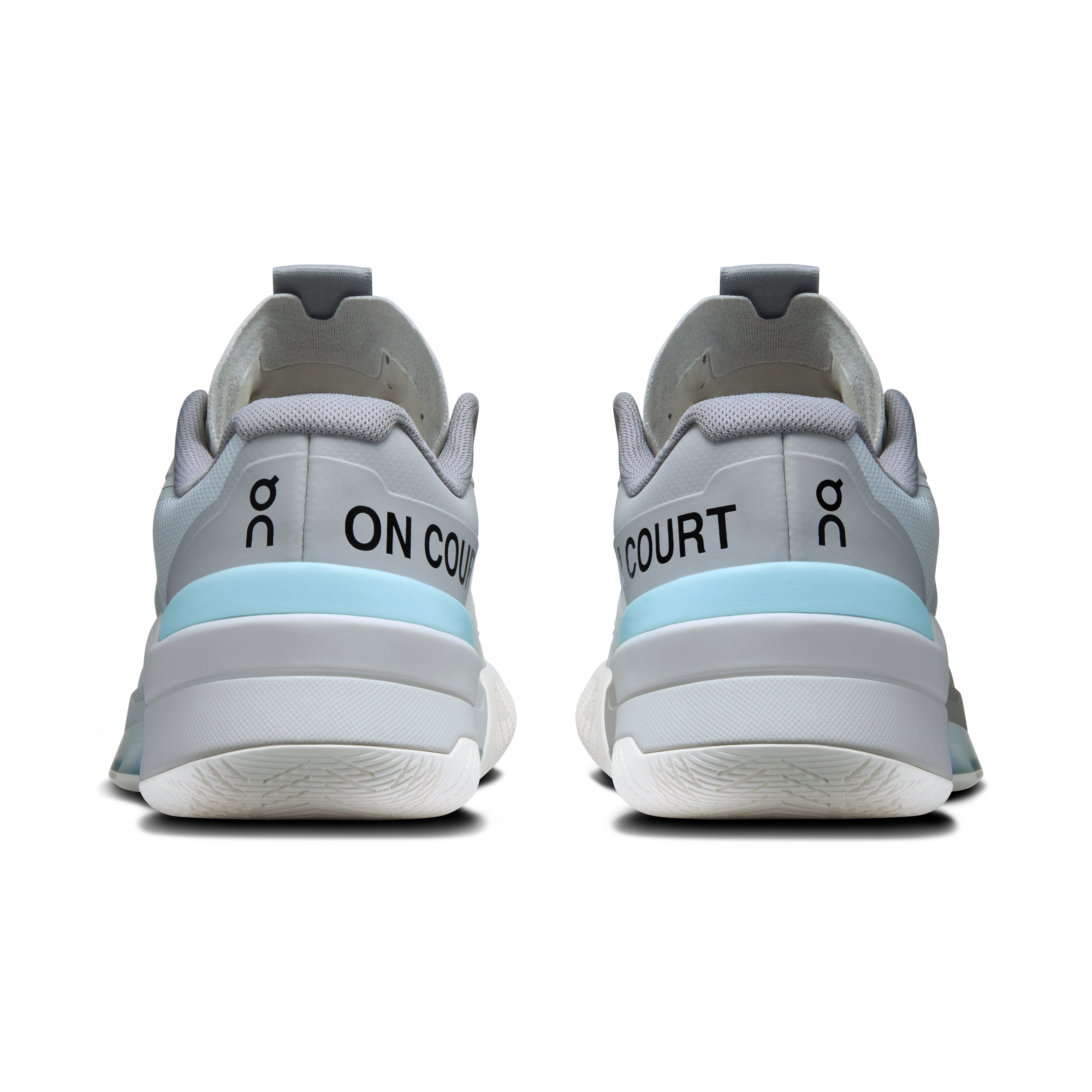 On THE ROGER Pro Fire Silver & White Women Tennis Shoes