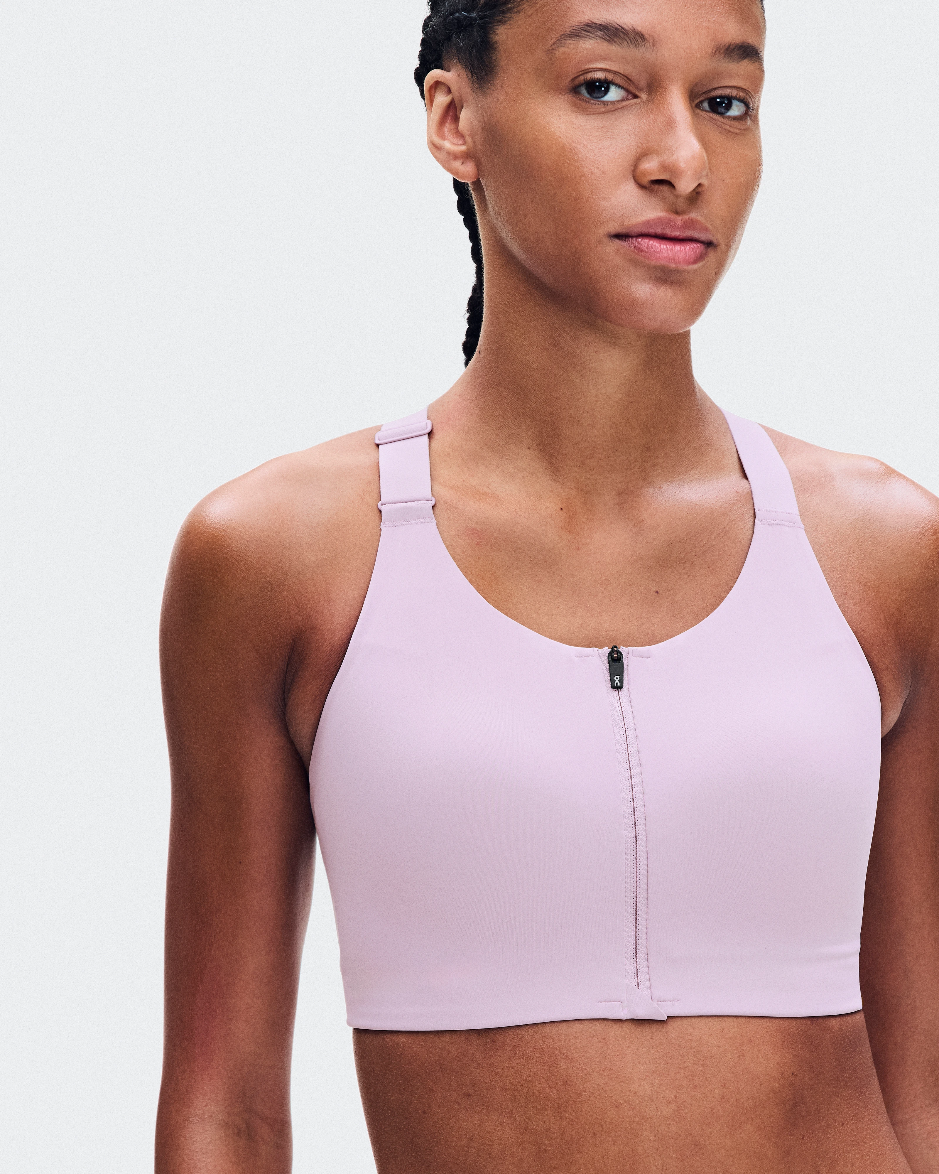 On Endurance Bra Zip Foxglove Women Bras