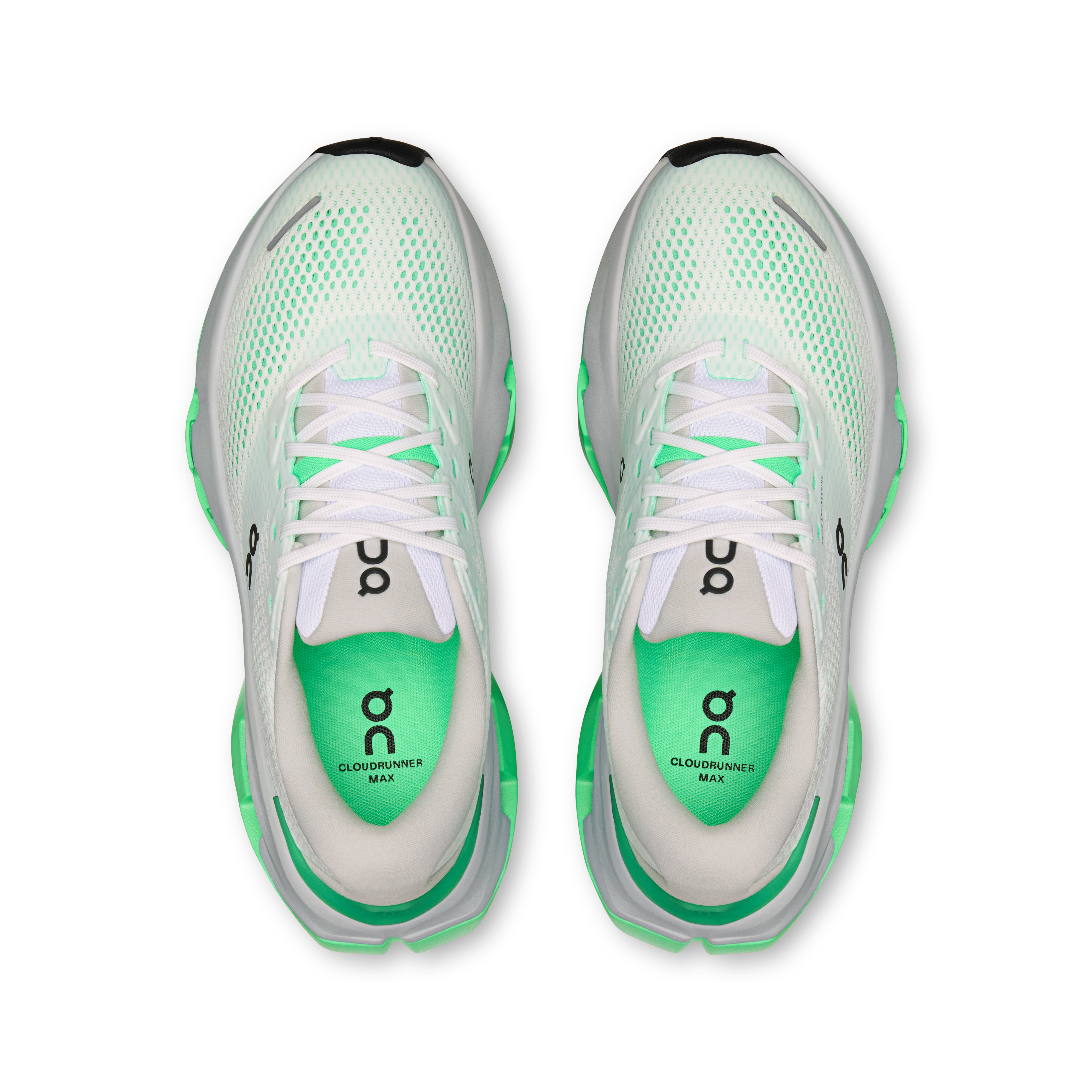 On Cloudrunner 3 Max White & Verdite Women Road running Shoes