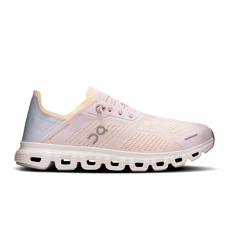 On Women's Cloud 6 Coast Lifestyle Shoe in Orchid/Nimbus, Size: 42, Recycled Polyester ️