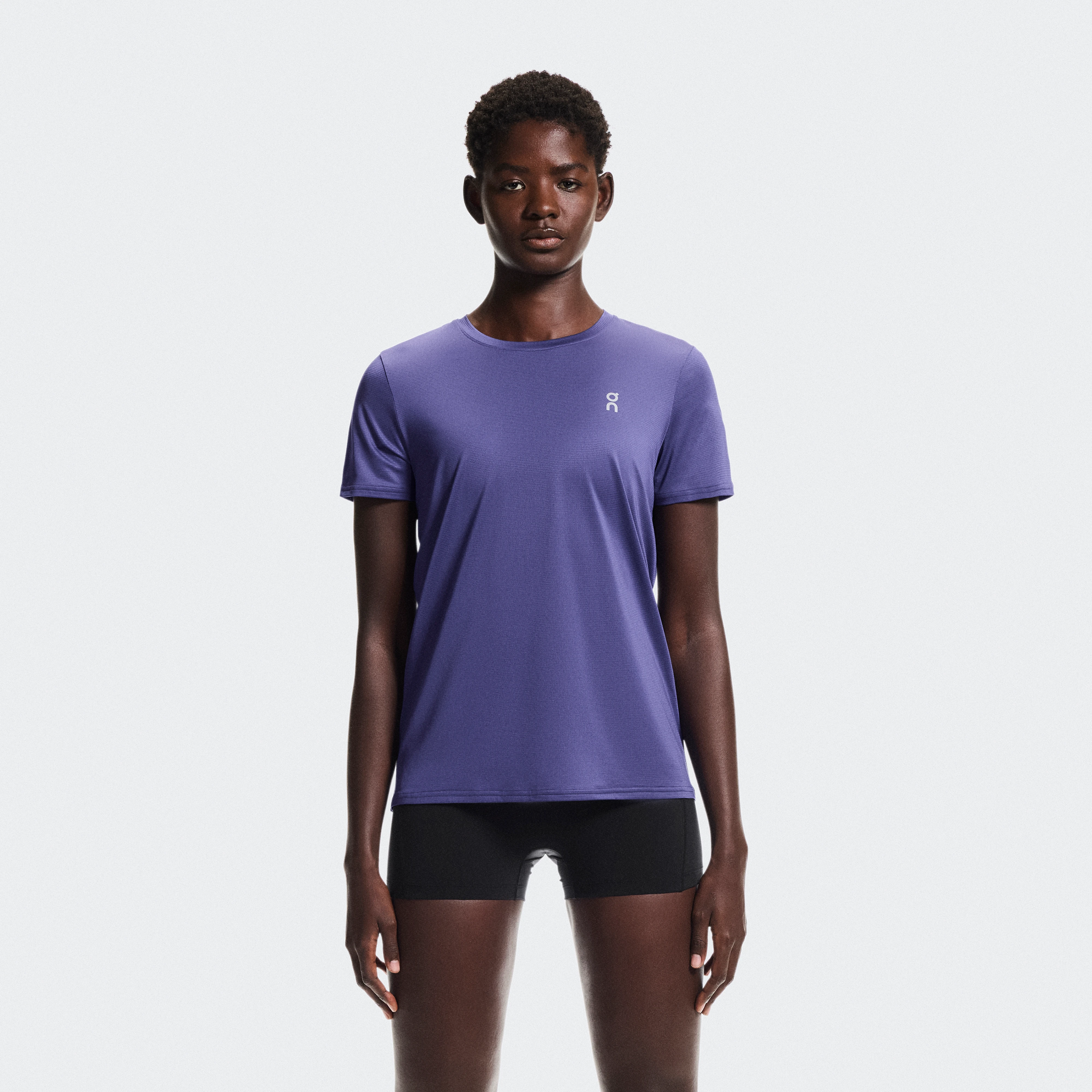 On Core-T Purple Women Women – Lightweight, versatile, running Tops and t-shirts