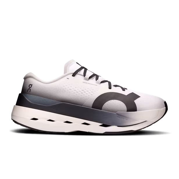 Cloudboom Max Road Running Shoe in White/Black