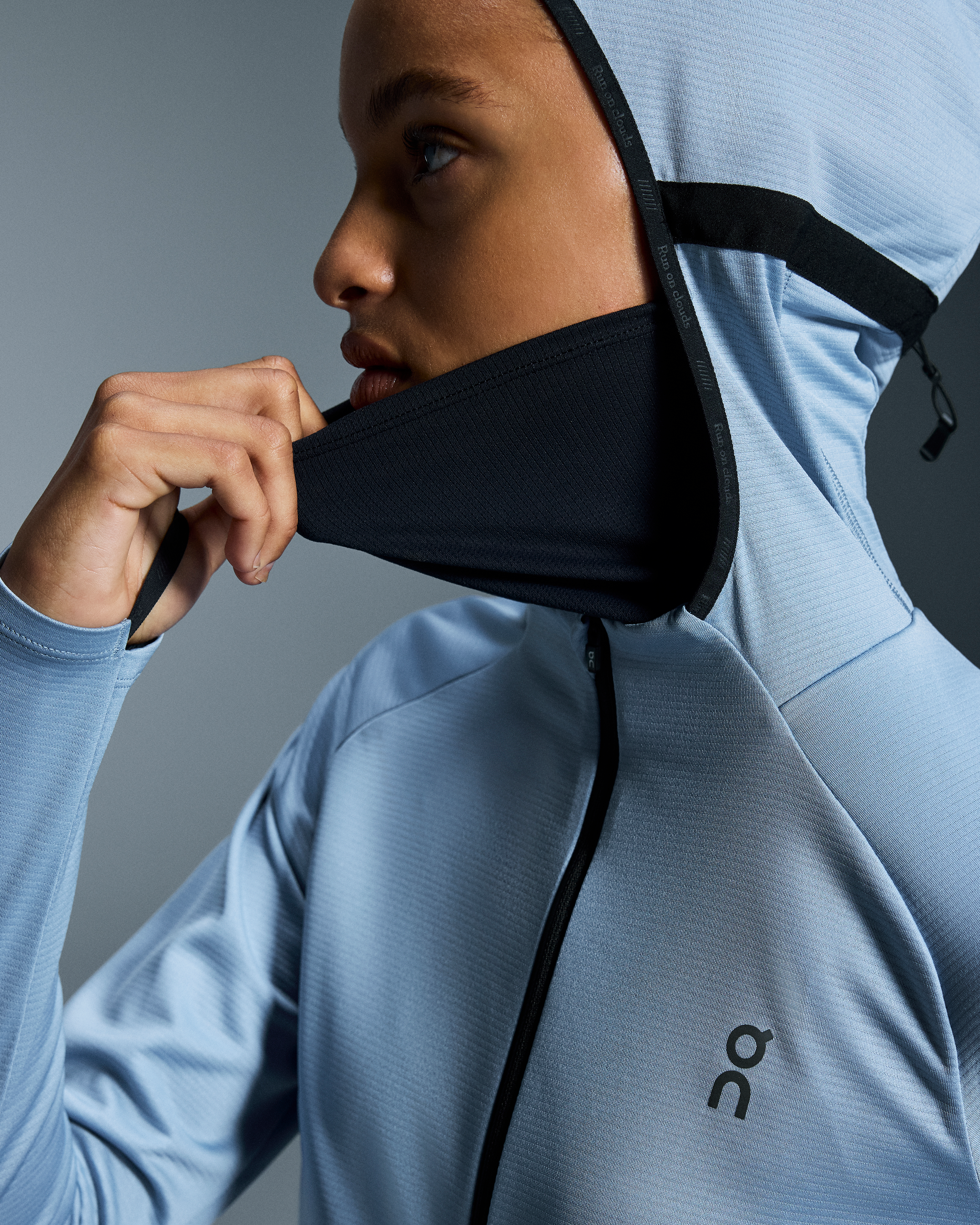 Climate Zip HoodieWomen / Chambray / L