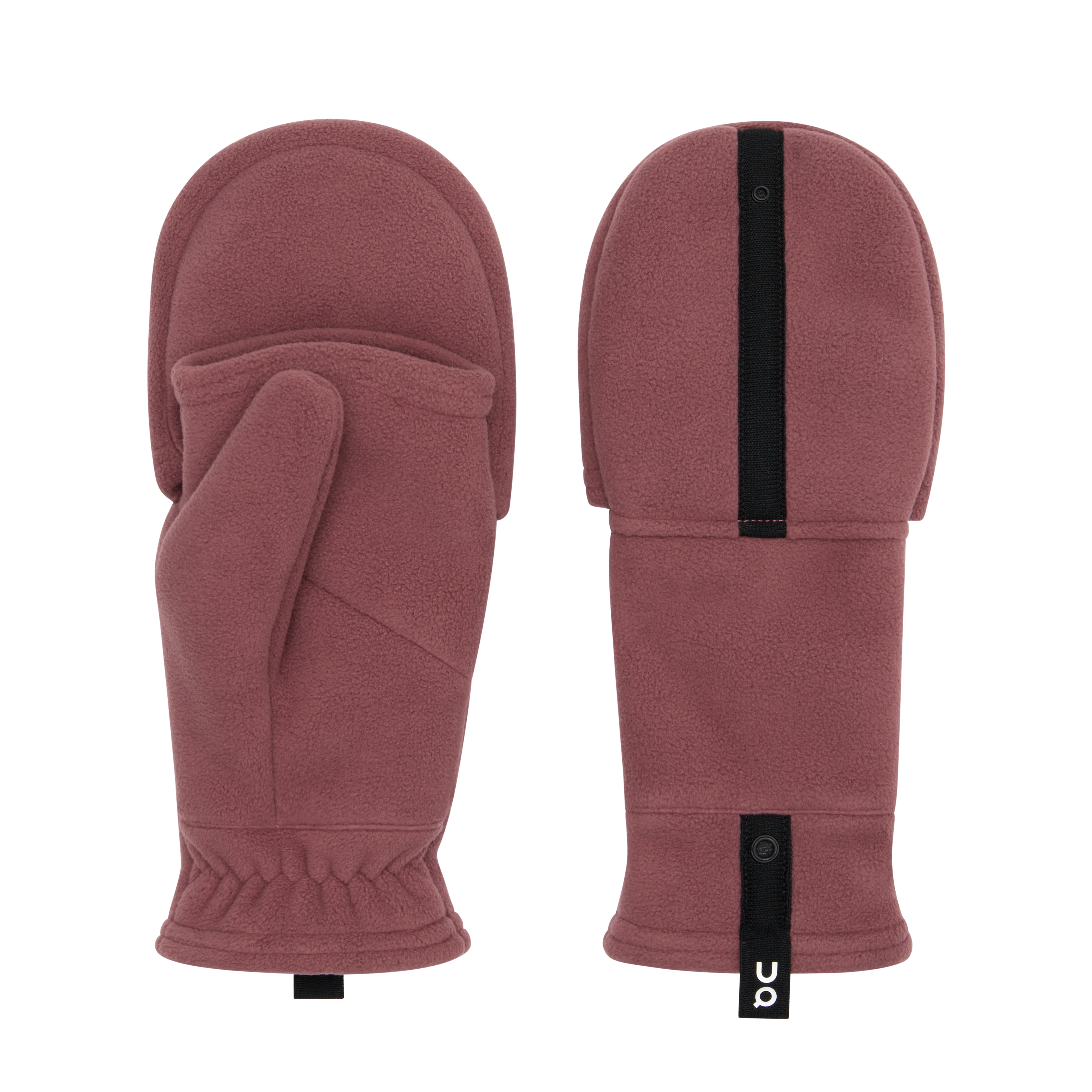 Fleece Mitten Gloves in Barberry