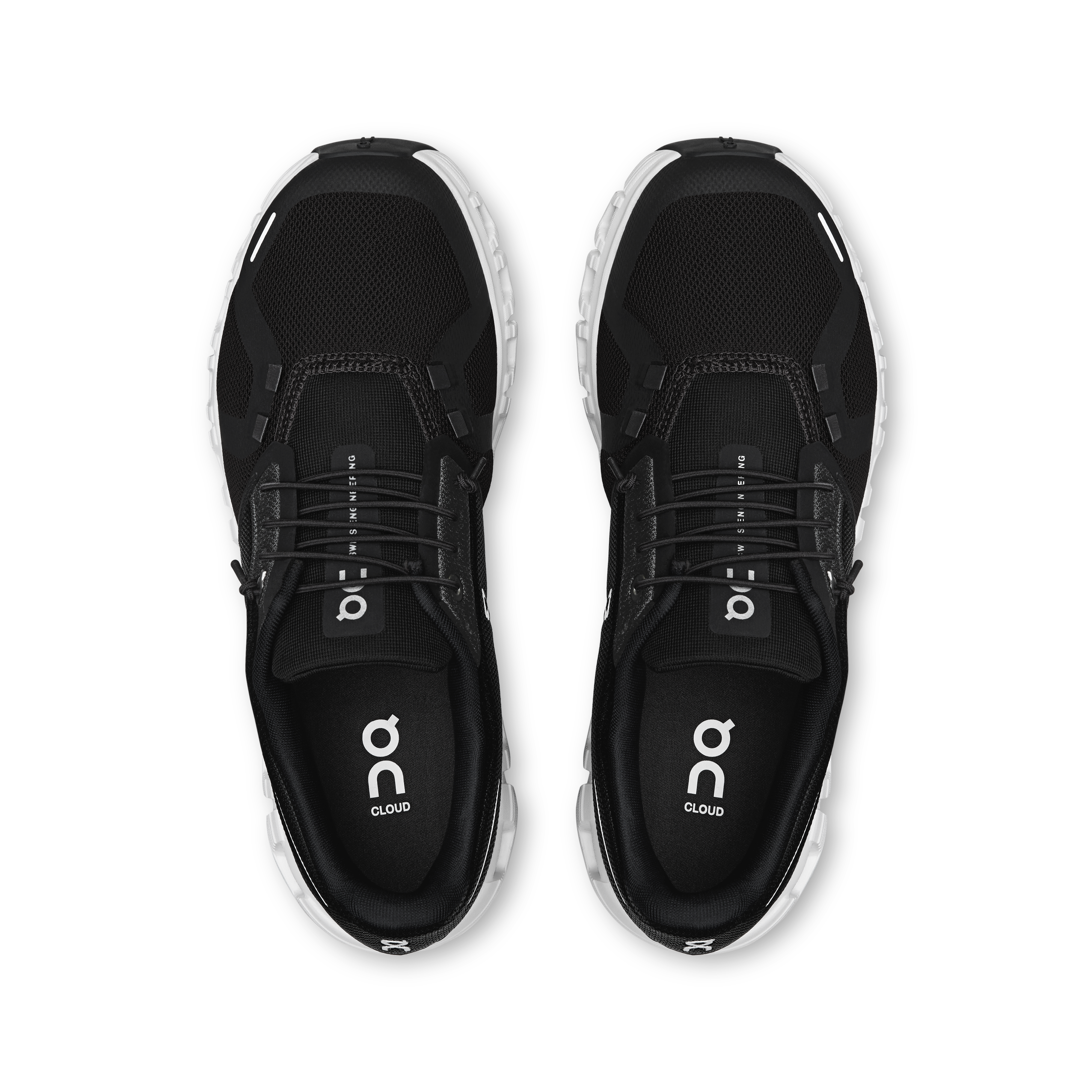 On Cloud 6 Wide Black & White Femme Active Life Chaussures