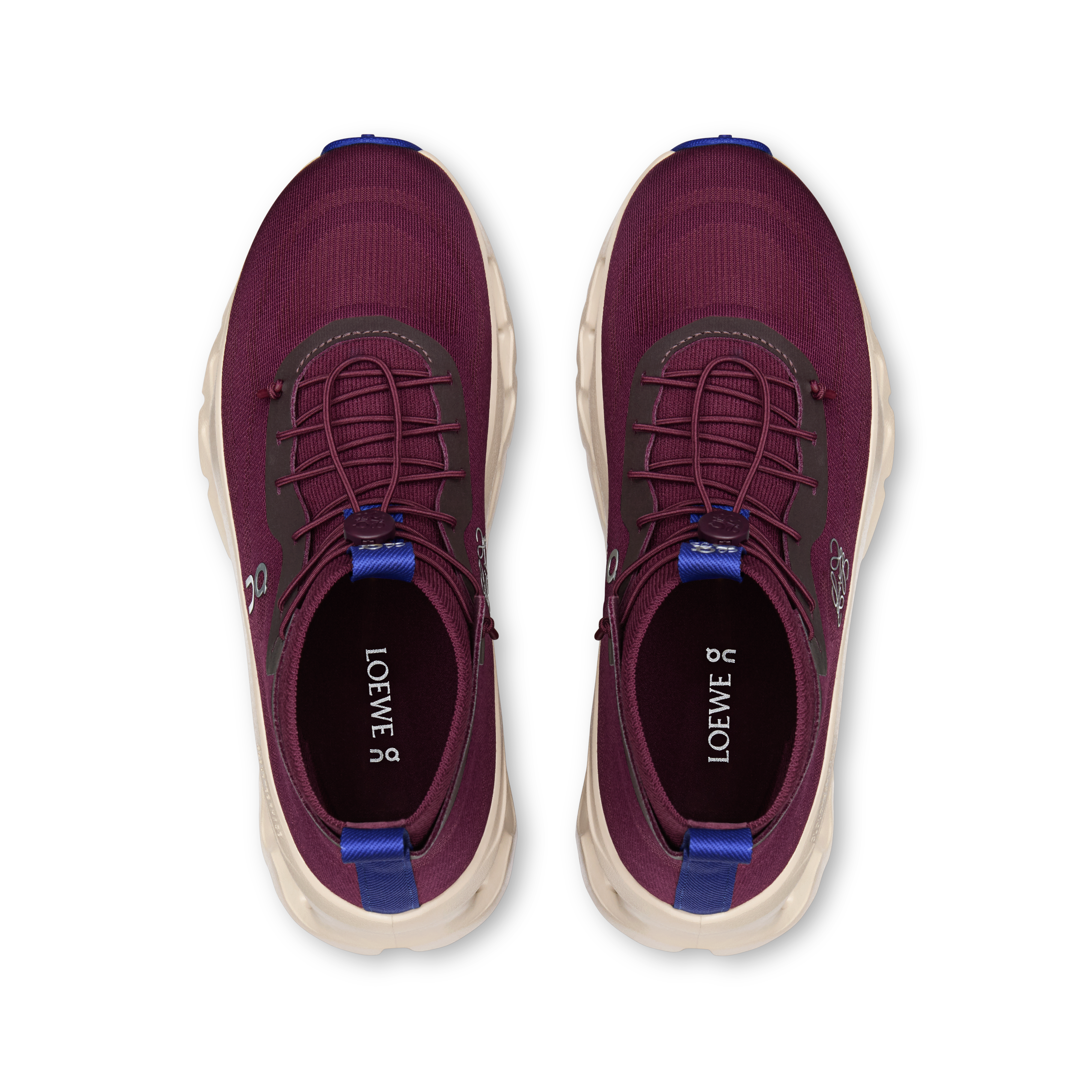 On Cloudtilt Hi LOEWE Burgundy & Oatmeal | Blue Feminino Vida ativa Tênis