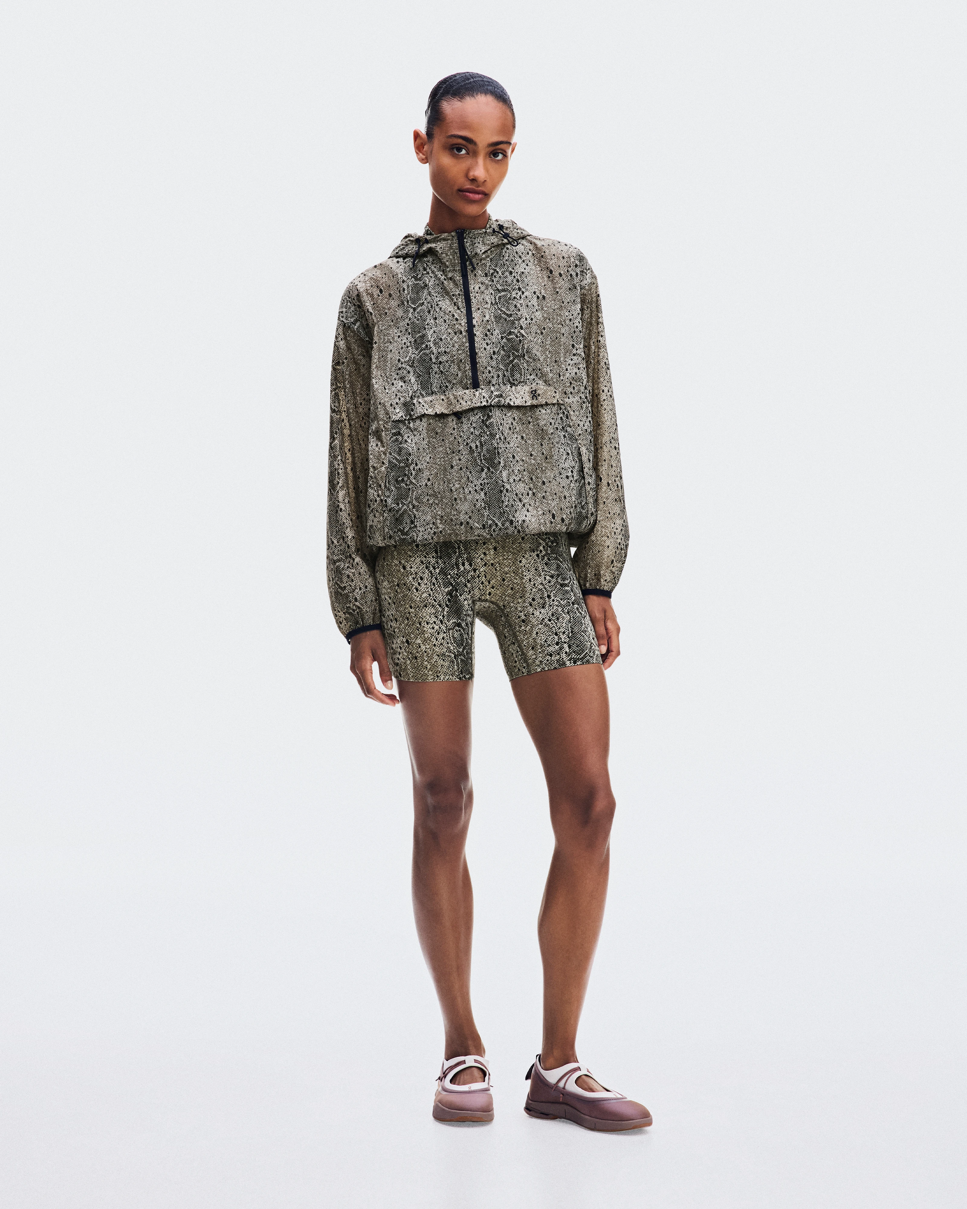 On Half-Zip Anorak Antler & Black Women Jackets