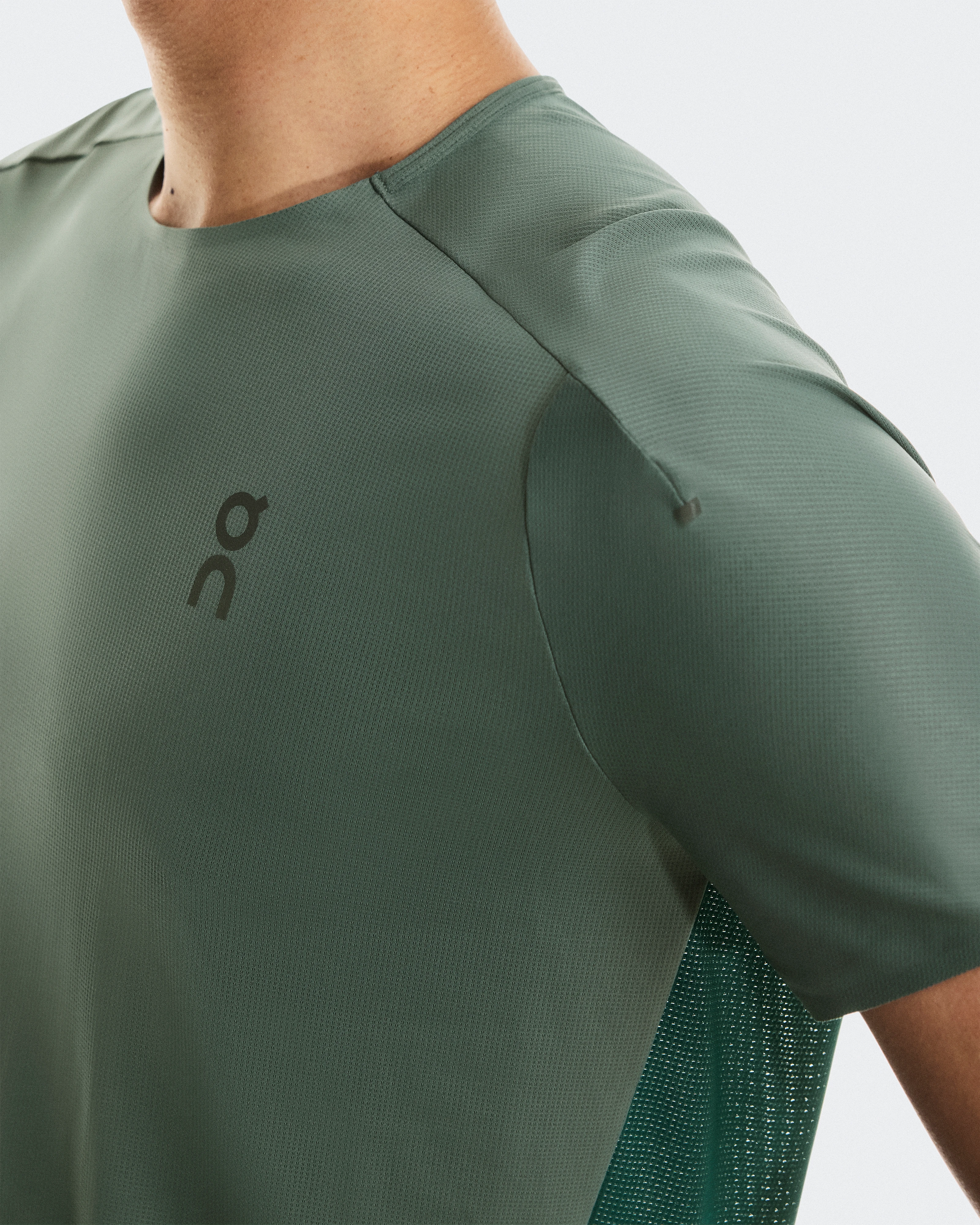 On Performance-T Olive & Spirulina Men Tops and t-shirts