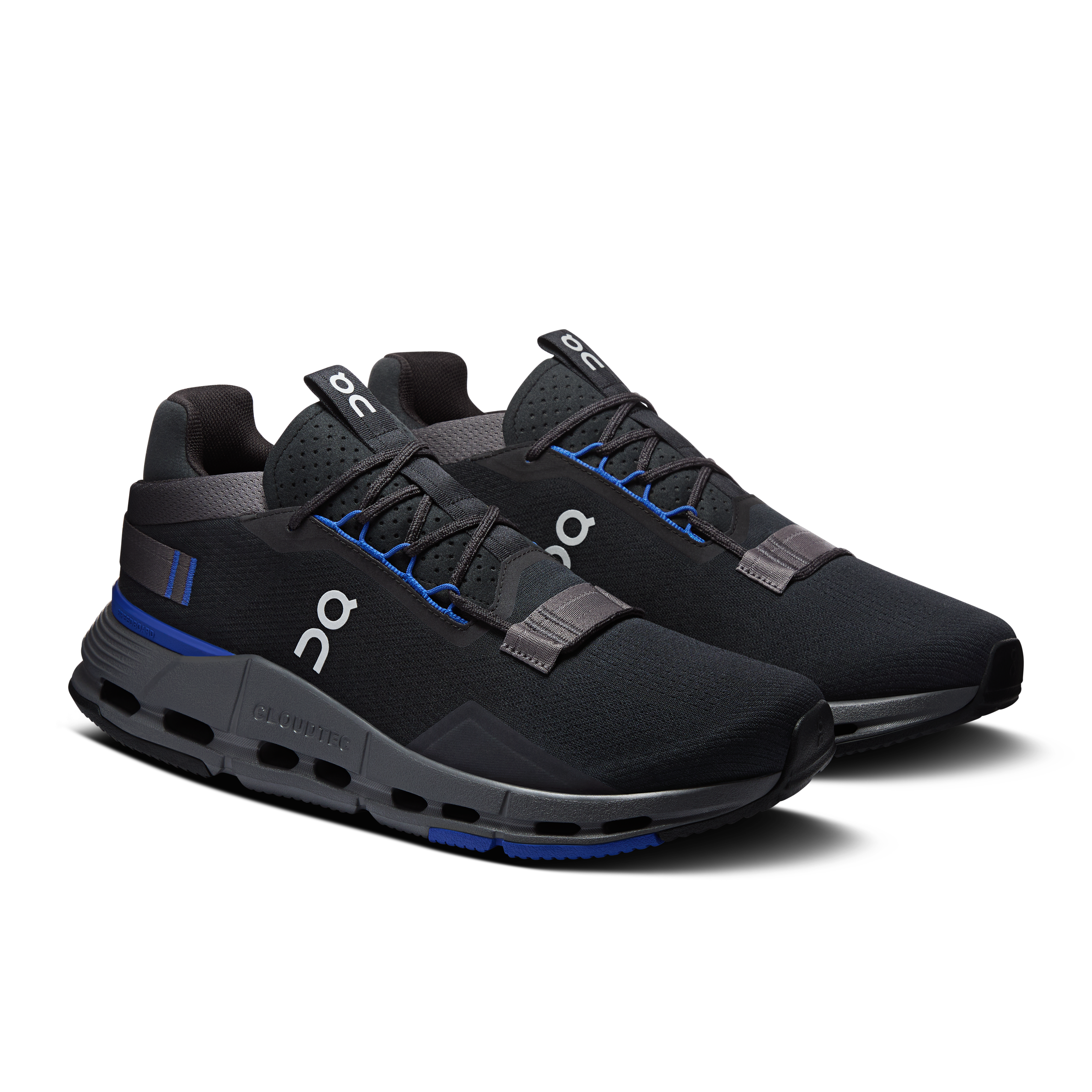 On Cloudnova 2 Black & Indigo Masculino Vida ativa Tênis