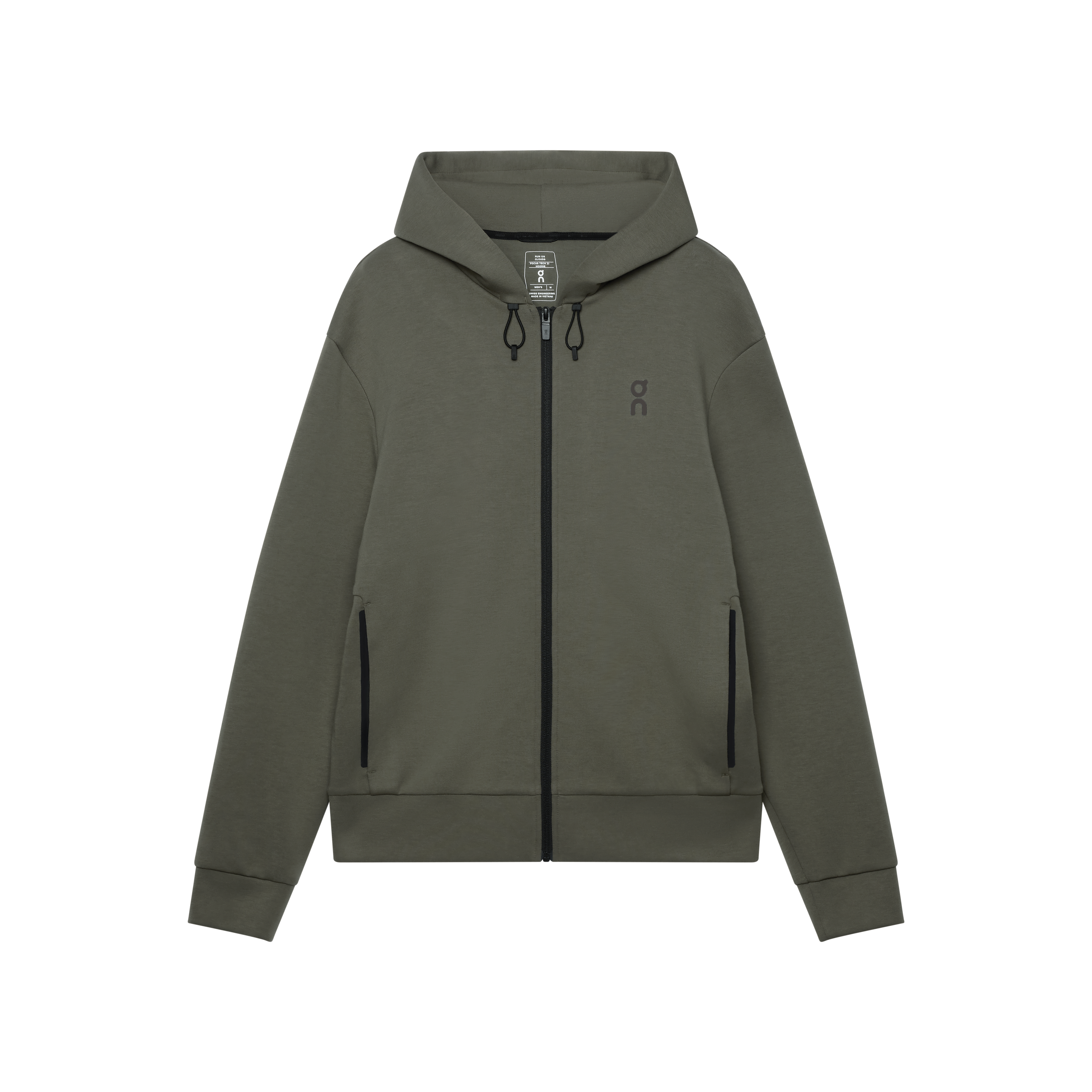Men's Focus Tech Zip Hoodie | Green | On Brazil